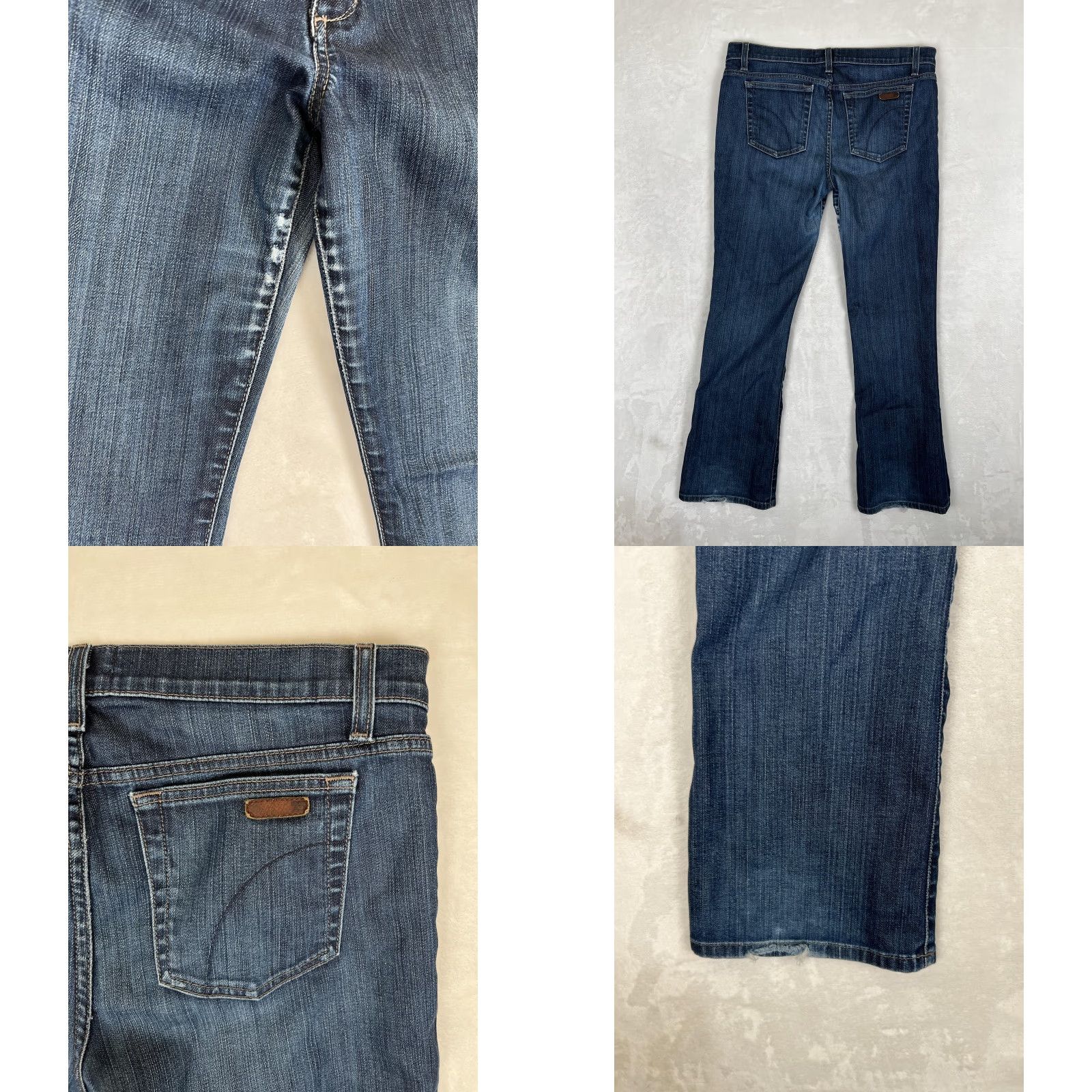 Denime Joes Jeans Jeans Women's 31 Blue Denim Petite Fit Bootcut Stretch Denim Pocket Zip Fly 5-Pocket Womens Size 24" / US 00 / IT 34 - 8 Thumbnail