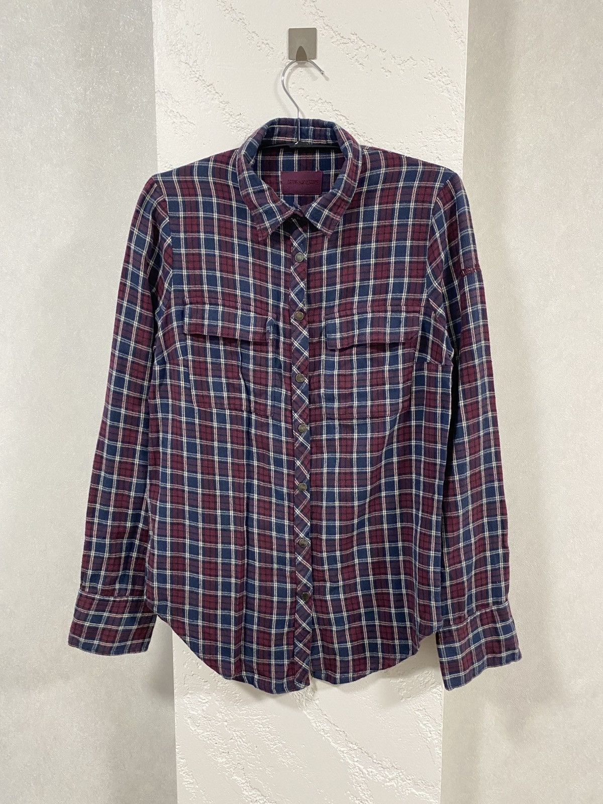 Zadig & Voltaire Zadig & Voltaire Checkered Flannel Button Shirt Angel Size S Size S / US 4 / IT 40 - 1 Thumbnail