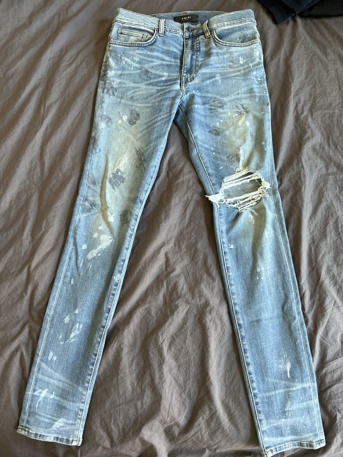 Amiri Amiri distressed painter jeans Size US 32 / EU 48 - 1 Thumbnail