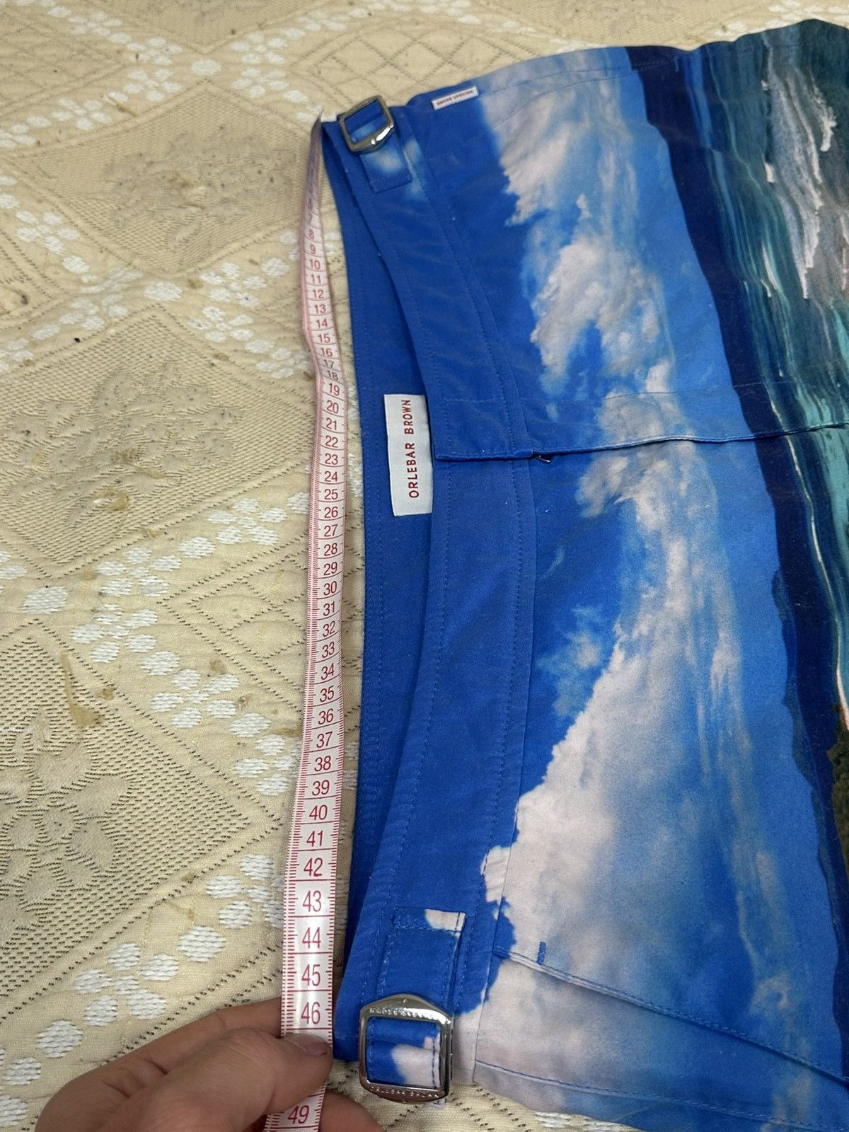 Orlebar Brown 🔥 RARE Orlebar Brown Bulldog Art Print Swim Shorts Trunks Size US 36 / EU 52 - 7 Thumbnail