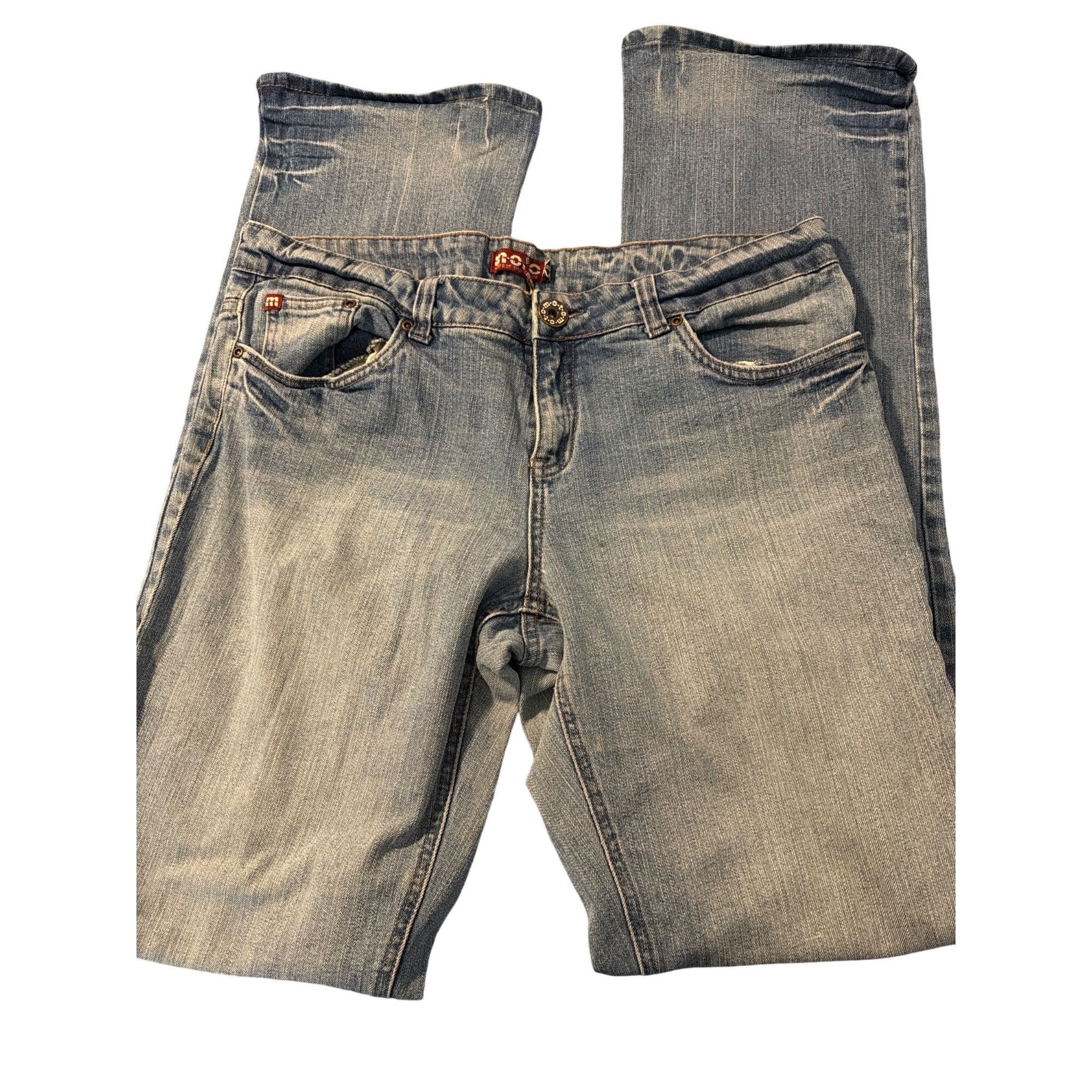 Other Made of True Originals Moto Woodstock Blue Denim Jeans Strai Size 32" / US 10 / IT 46 - 1 Thumbnail