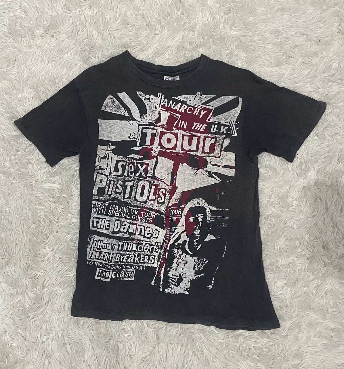 Band Tees × Vintage Vintage Sex Pistols Anarchy in Uk Tour Tee Size US M / EU 48-50 / 2 - 1 Thumbnail
