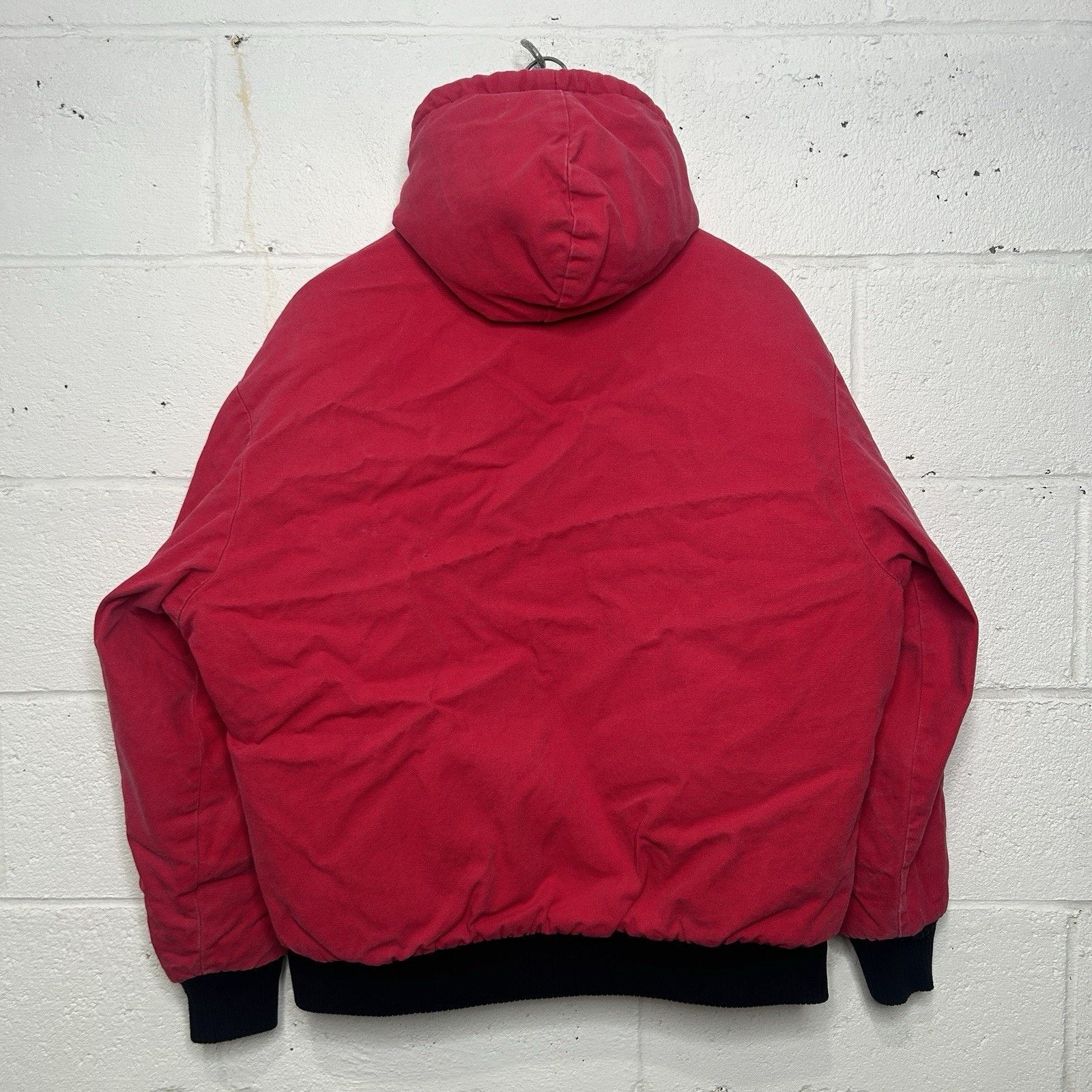 Vintage Vintage Polar King Quilted Canvas Hooded Jacket “Red Black” Size US L / EU 52-54 / 3 - 2 Thumbnail
