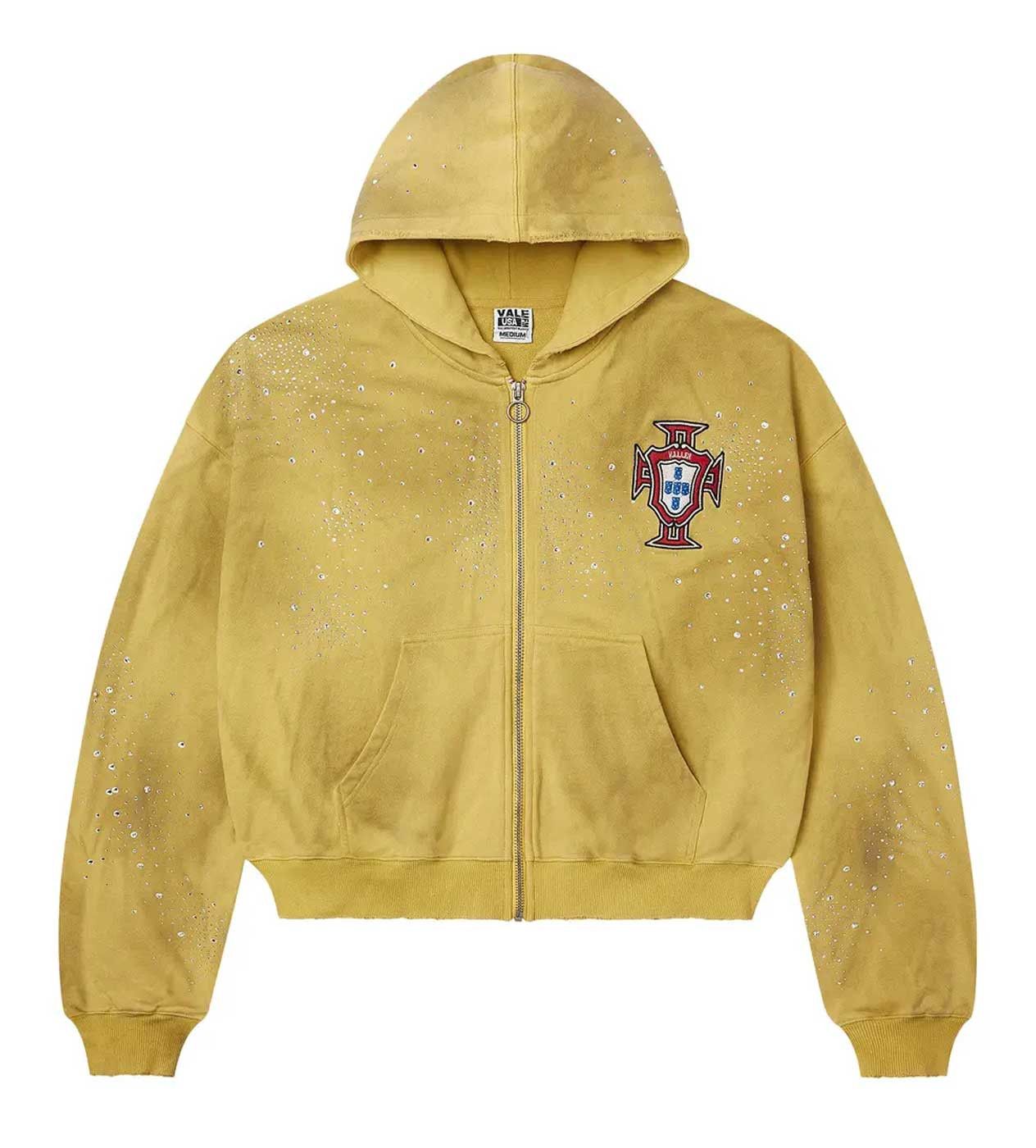Vale Forever Sun Clustered Zip Up Hoodie Yellow Size US M / EU 48-50 / 2 - 1 Thumbnail