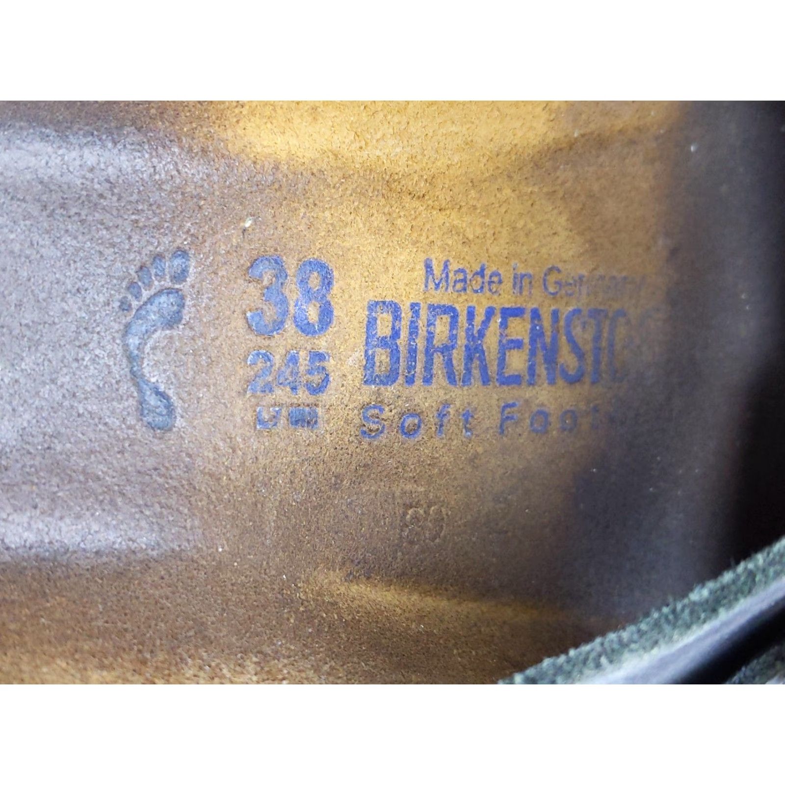 Birkenstock Birkenstock Arizona Soft Footbed Sandals Womens 7 38 Black Suede Slide Comfort Size US 7 / IT 37 - 3 Thumbnail