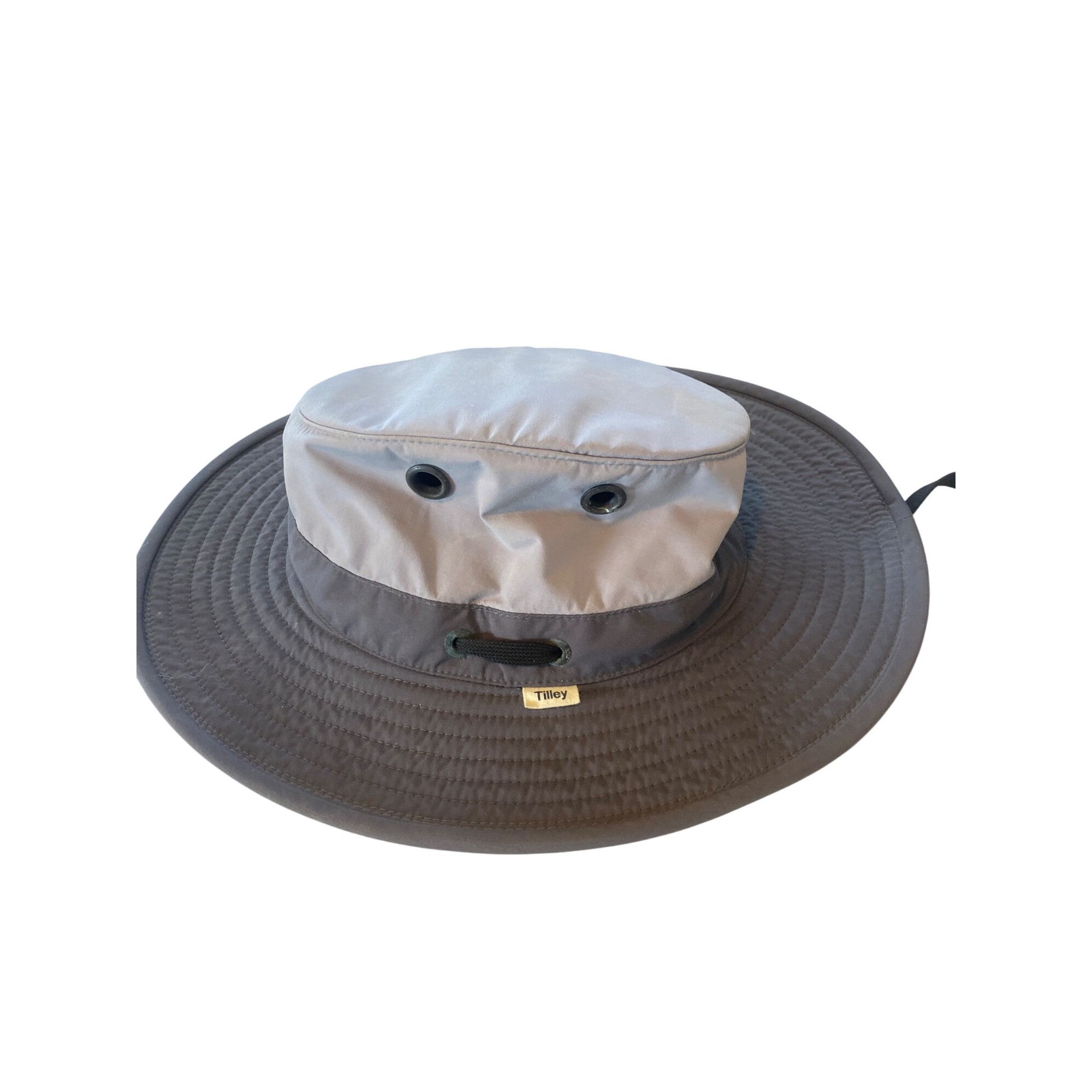 Tilley Tilley Nomad Hat Vintage, Hard to Find, 2 Tone Gray, Medium Size ONE SIZE - 13 Thumbnail