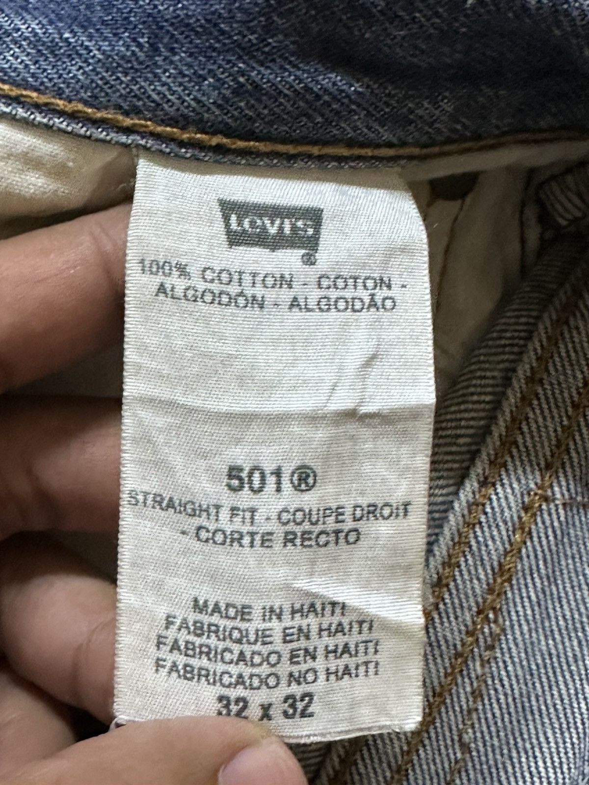Levi's Vintage Clothing Vintage Levi’s 501 Mudwash Distressed Denim Size US 31 - 9 Thumbnail