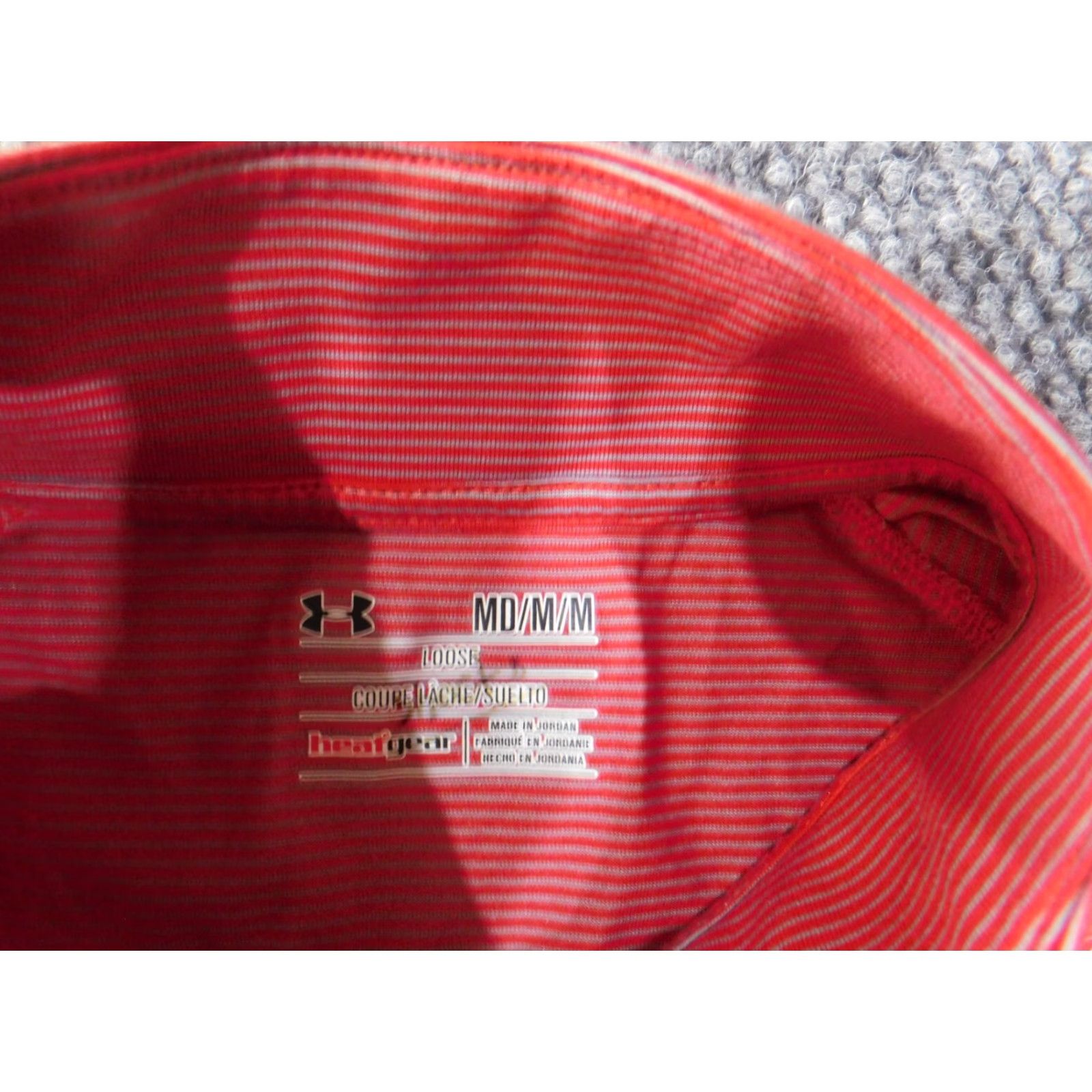 Under Armour Under Armour Sweatshirt Mens M Red Pullover Zip Striped Logo Golf Regular Knit Jacket Style Pullover Mens Size US M / EU 48-50 / 2 - 5 Thumbnail