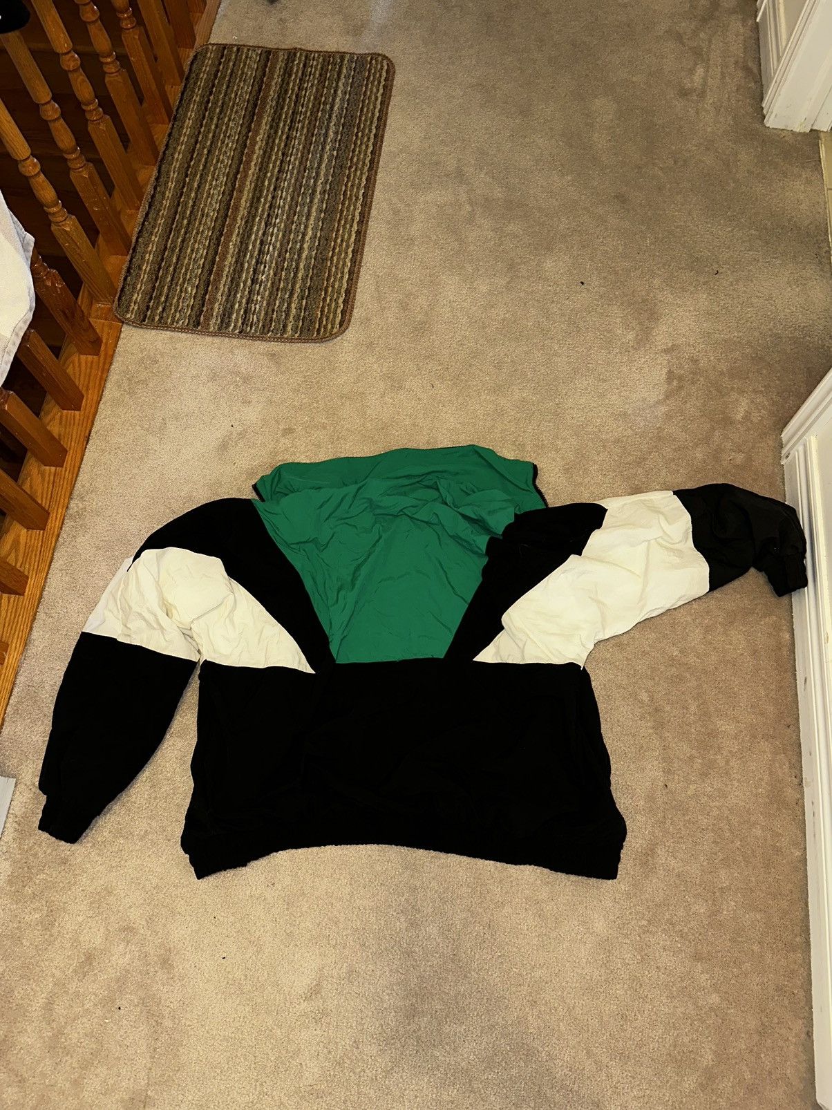 Vintage Green White Black Vintage Jacket Size US L / EU 52-54 / 3 - 2 Thumbnail