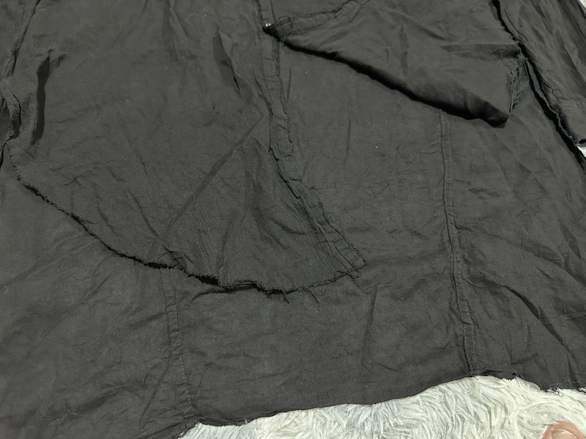 KMRii 🔥Rare Archived Kmrii Linen Shirt Raw Edge Goth Punk Size US XXL / EU 58 / 5 - 6 Thumbnail
