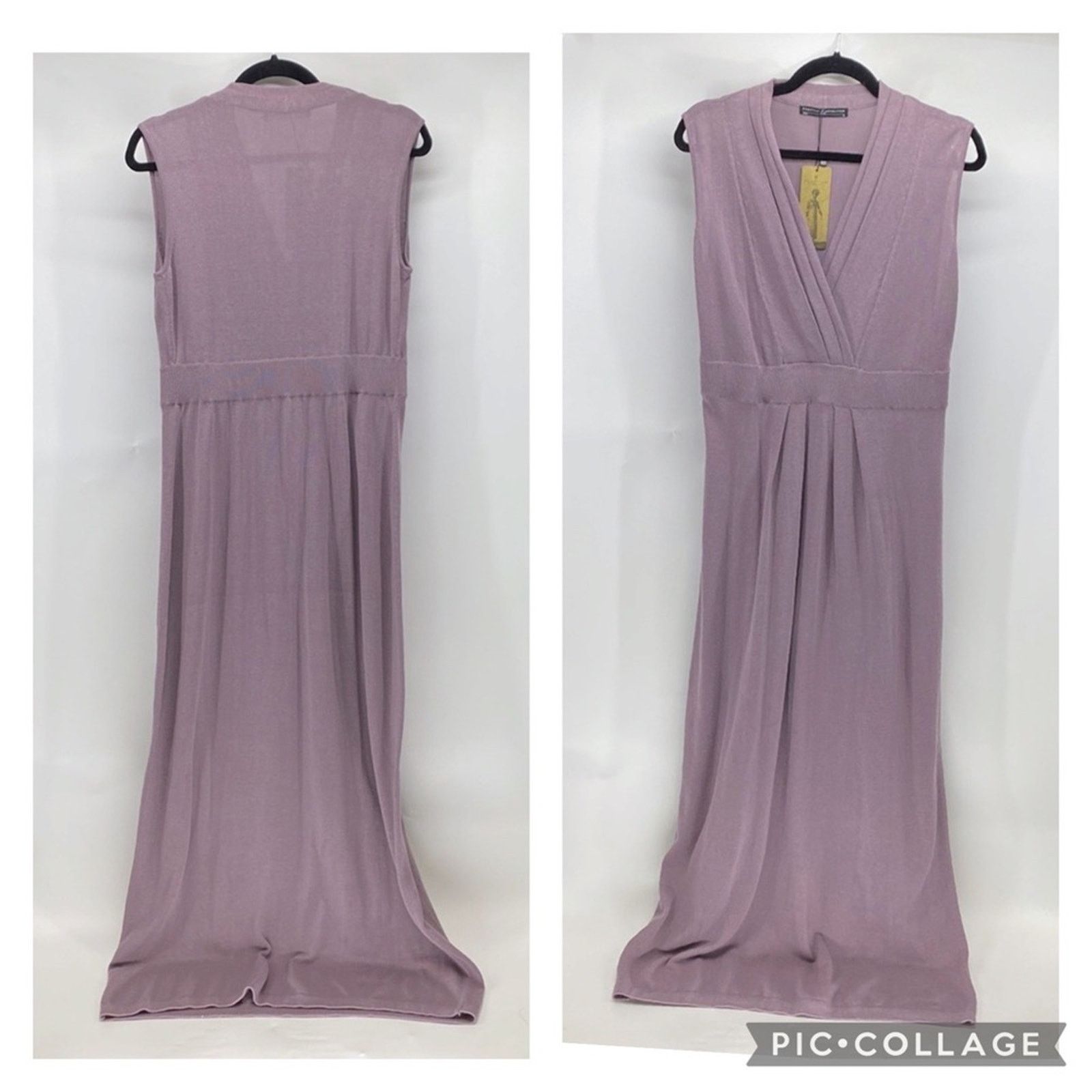 Other Peruvian Connection Adriatico lilac maxi knit dress size M Size M / US 6-8 / IT 42-44 - 1 Thumbnail
