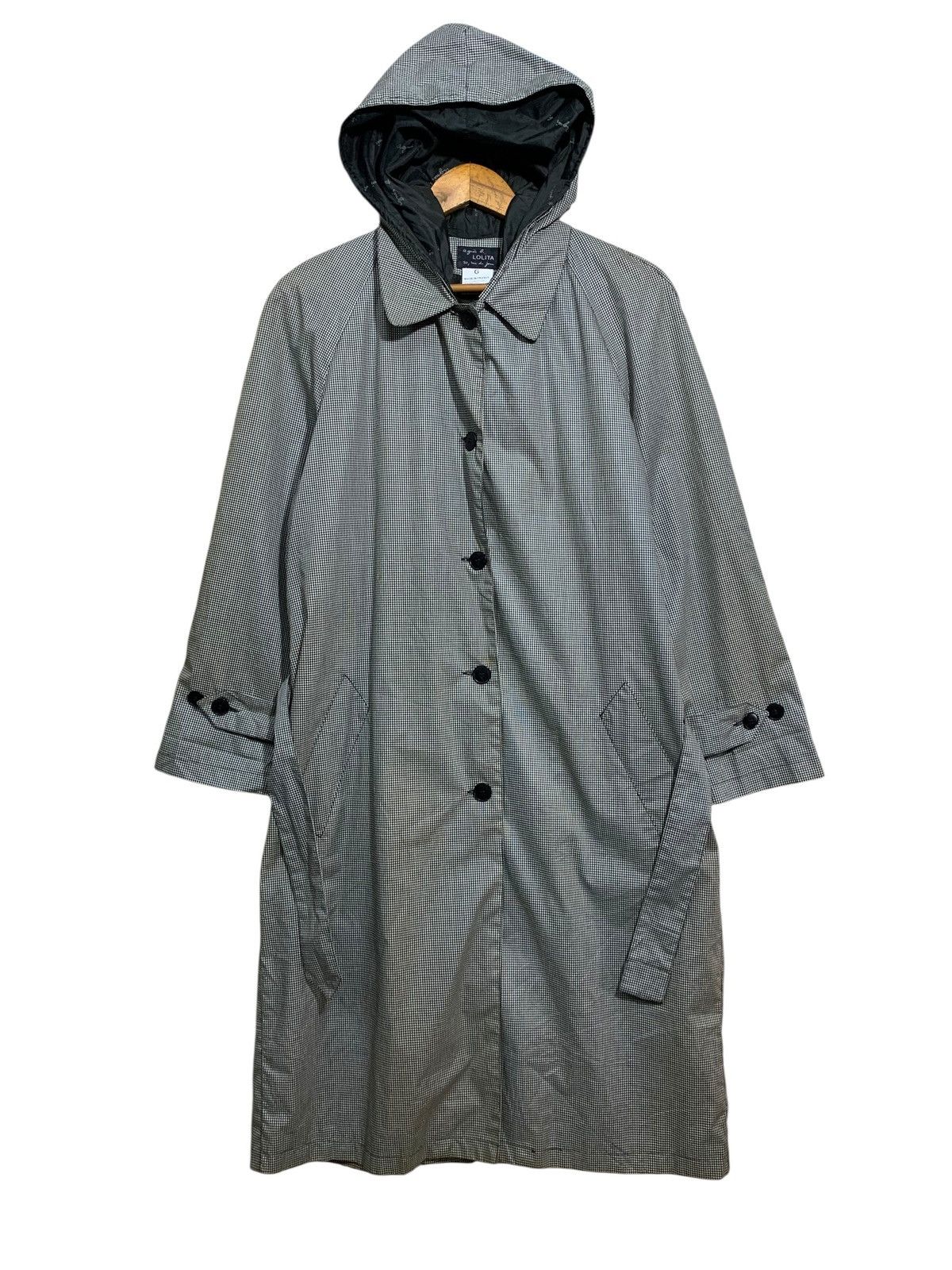 agnes b. 🔥AGNES B X LOLITA HOODIE TRENCH COATS GINGHAM Size M / US 6-8 / IT 42-44 - 1 Thumbnail