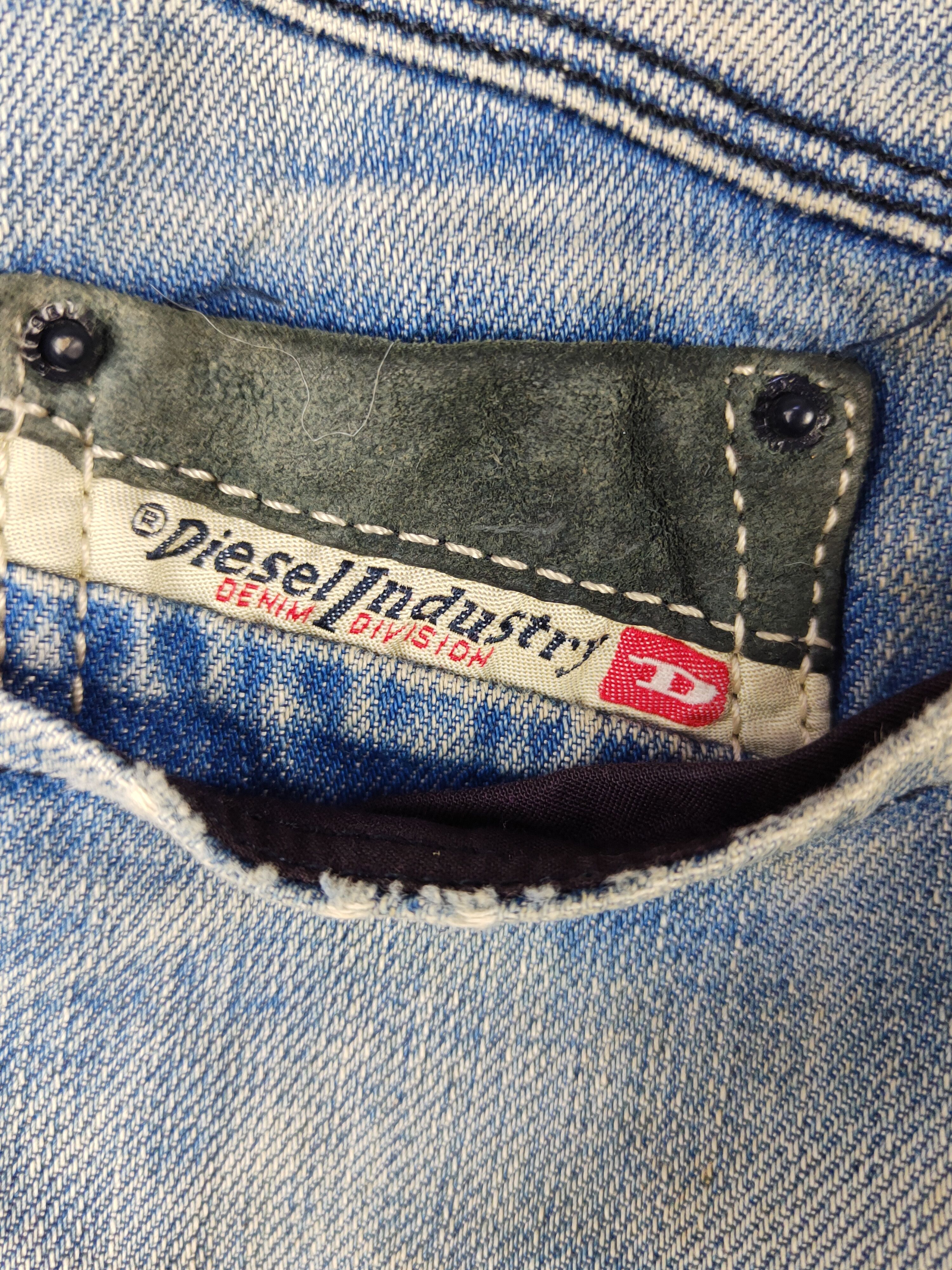 Diesel Diesel Industry Blue Faded Distressed Ripped Jeans #S2052 Size US 29 - 3 Thumbnail