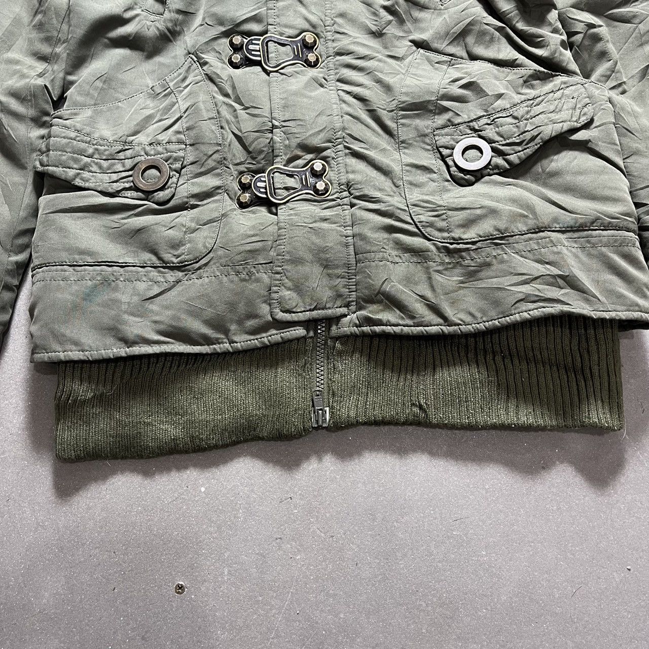 If Six Was Nine × Japanese Brand × Le Grande Bleu (L.G.B.) SLY Product Fur Parka Cargo Jacket Size US S / EU 44-46 / 1 - 10 Thumbnail