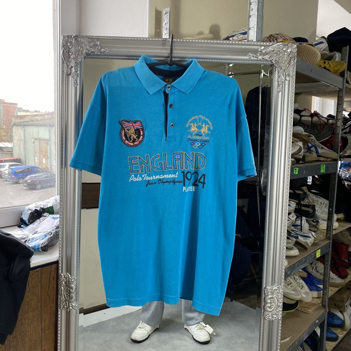 La Martina La Martina England Polo Club Polo Shirt Vintage Size US XL / EU 56 / 4 - 1 Thumbnail