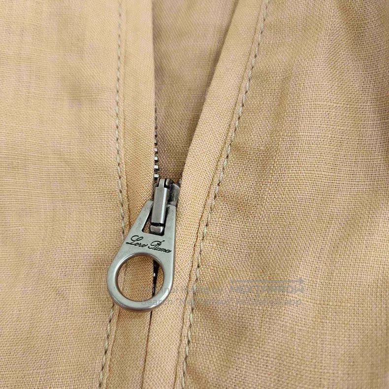 Loro Piana Loro Piana Khaki linen hooded jacket Size XS / US 0-2 / IT 36-38 - 5 Thumbnail