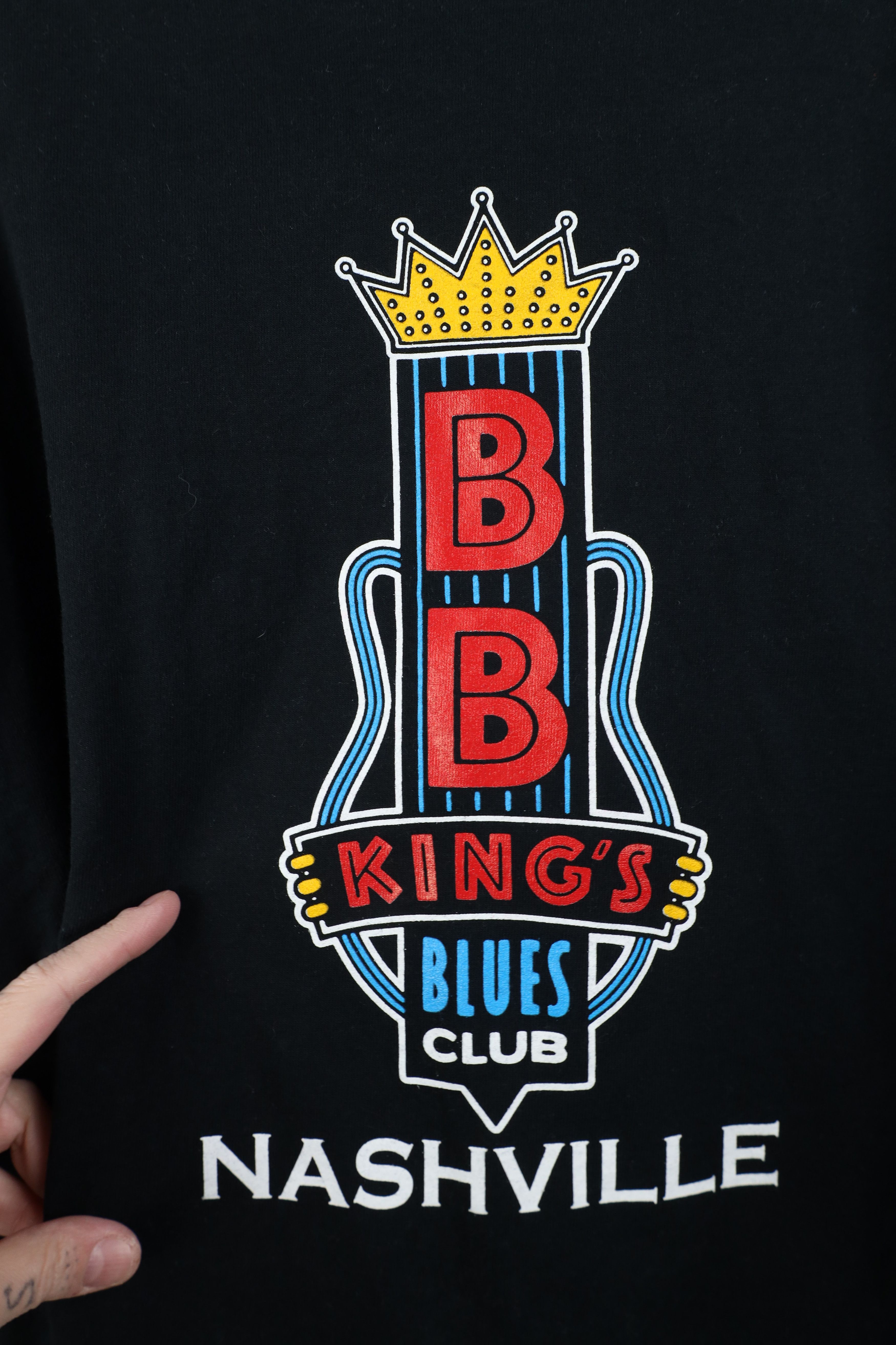 Vintage Vintage Y2K Kings Club Nashville Tennessee T-Shirt Black Size US XXL / EU 58 / 5 - 11 Thumbnail
