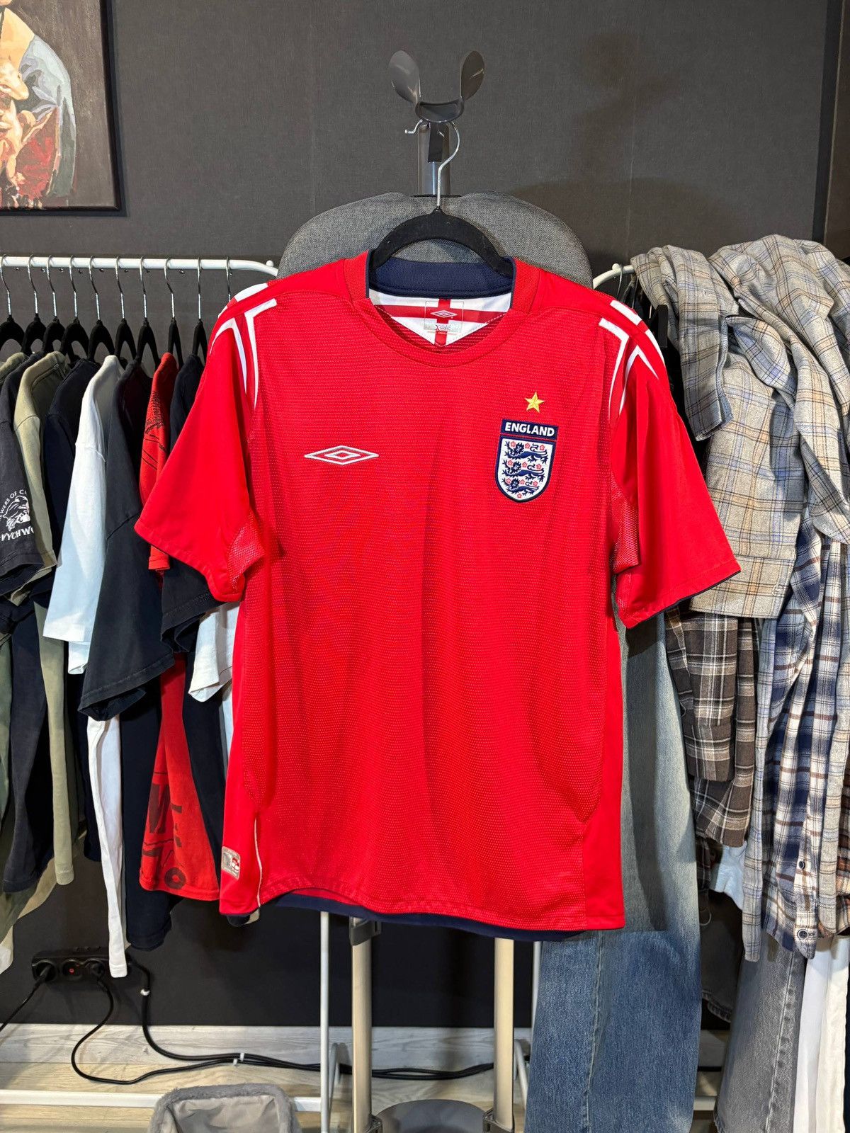 Umbro Umbro England soccer jersey Size:M Size US M / EU 48-50 / 2 - 1 Thumbnail