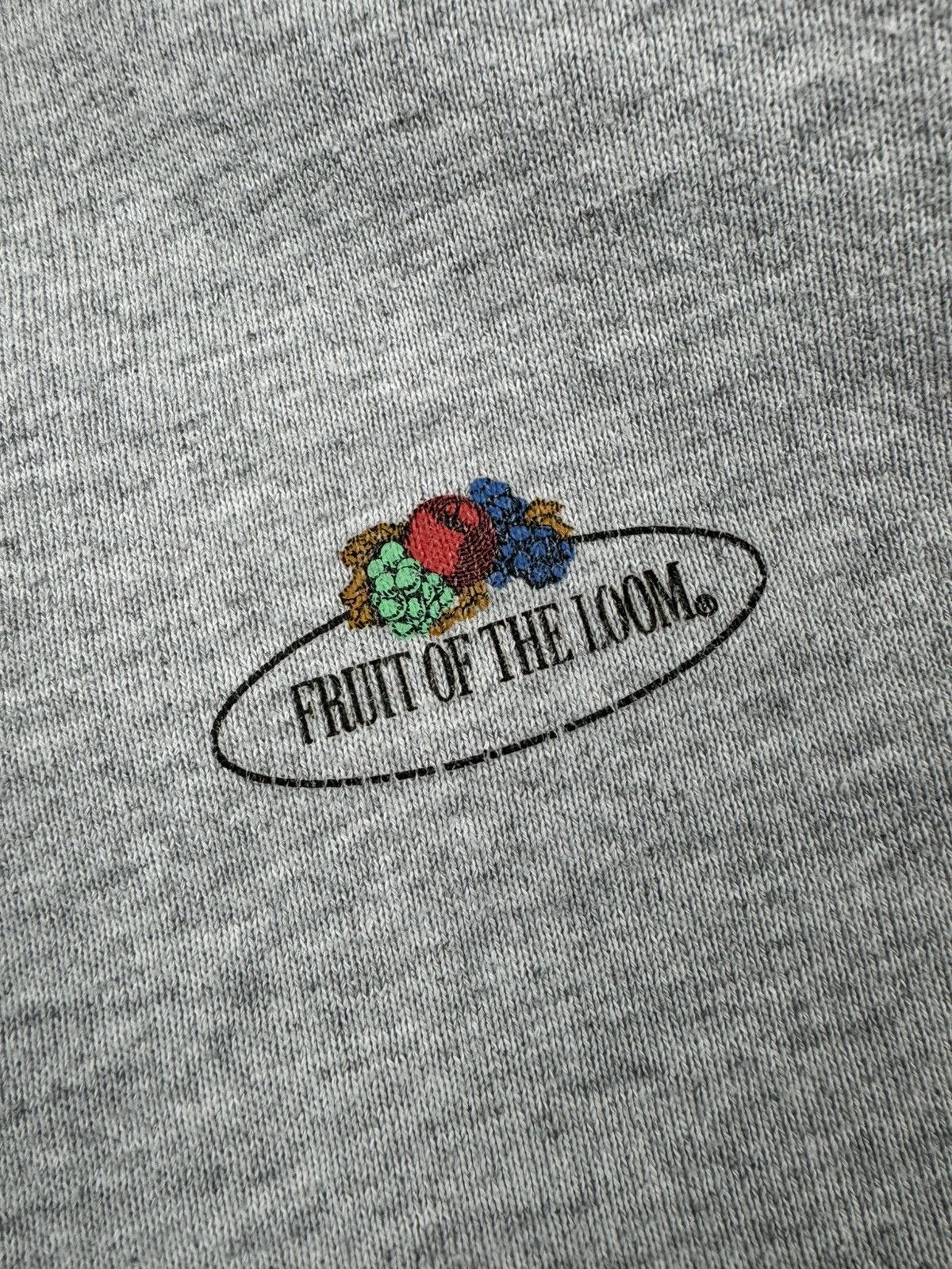 Fruit Of The Loom × Vintage Vintage 90s fruit of the loom heather grey basic sweatshirt Size US L / EU 52-54 / 3 - 5 Thumbnail
