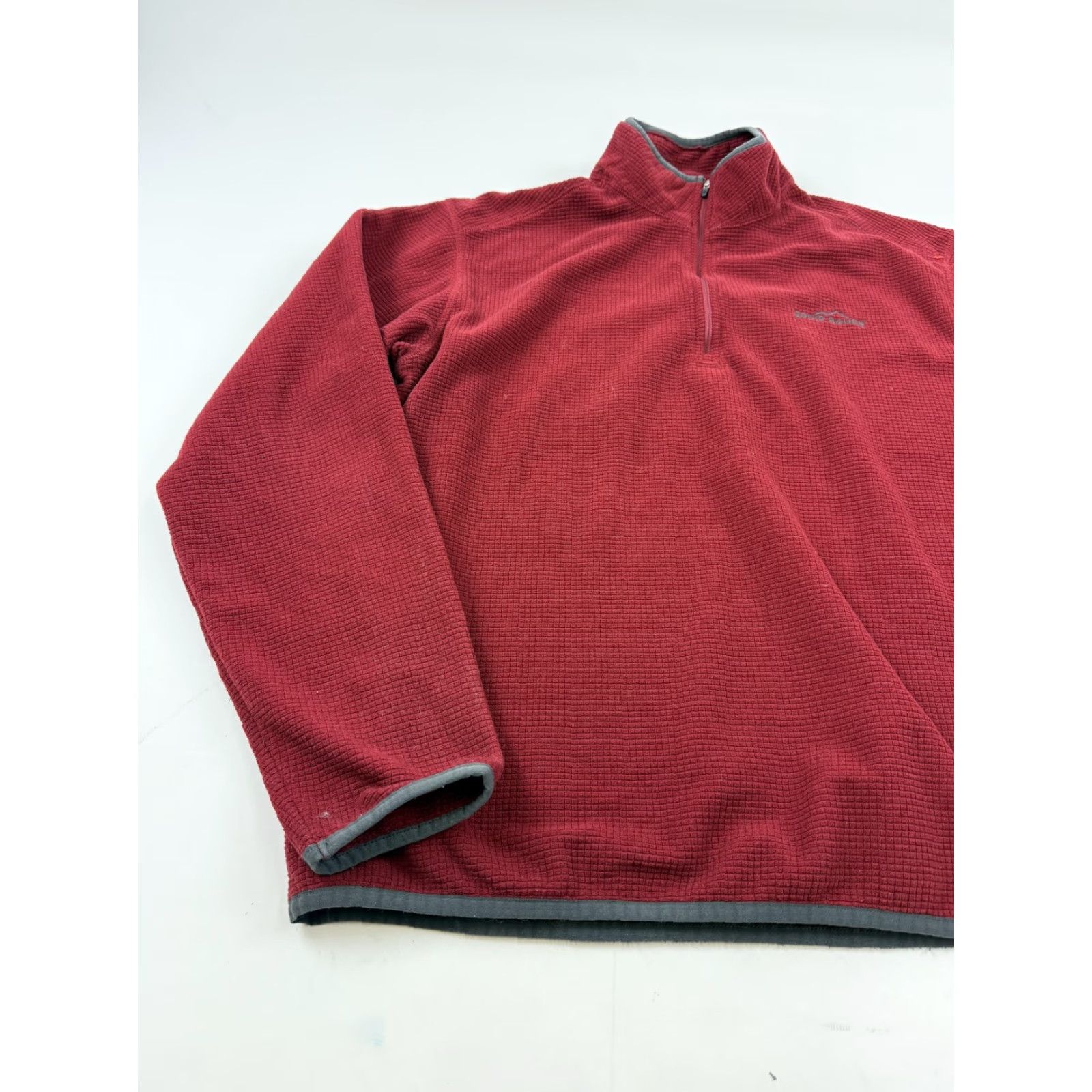 Eddie Bauer Eddie Bauer Pullover Mens Large Red 1/4 Zip Fleece Sweater Hiking Outdoor Top Size US L / EU 52-54 / 3 - 3 Thumbnail