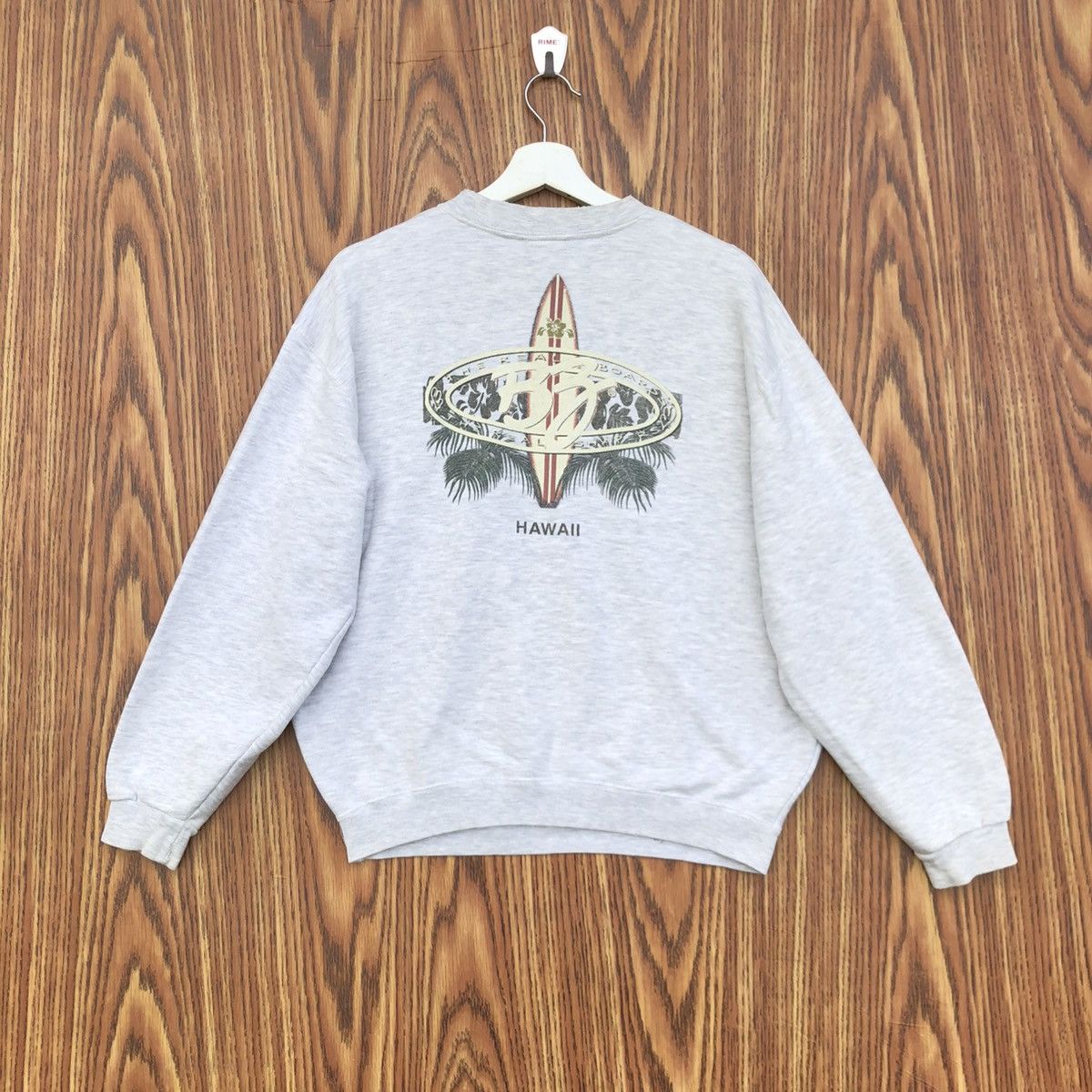 Vintage Vintage Hawaii The real Boards Pullover Sweatshirt Size US M / EU 48-50 / 2 - 1 Thumbnail