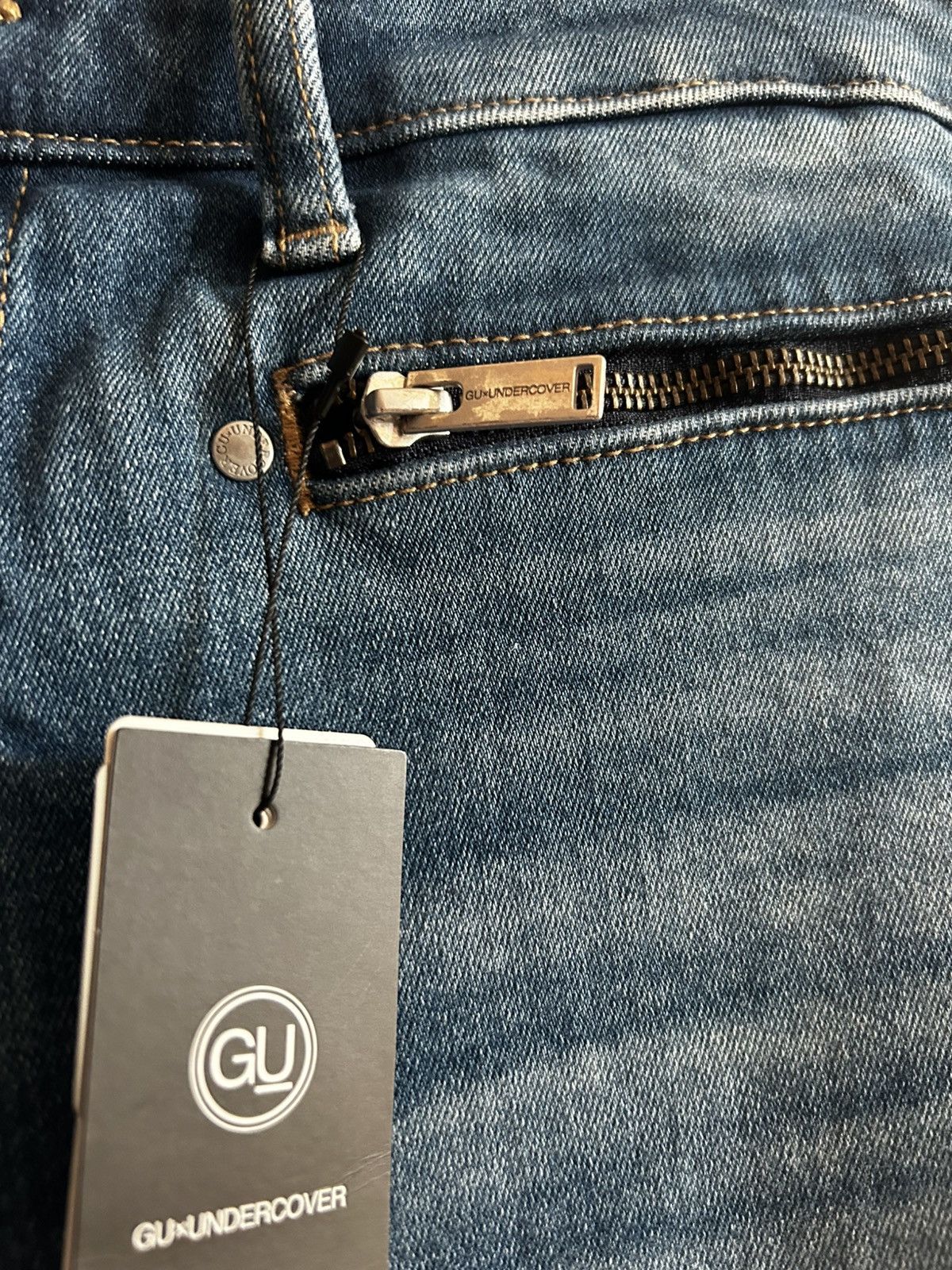 Undercover Undercover x GU Slim Fit Jeans Size US 32 / EU 48 - 4 Thumbnail