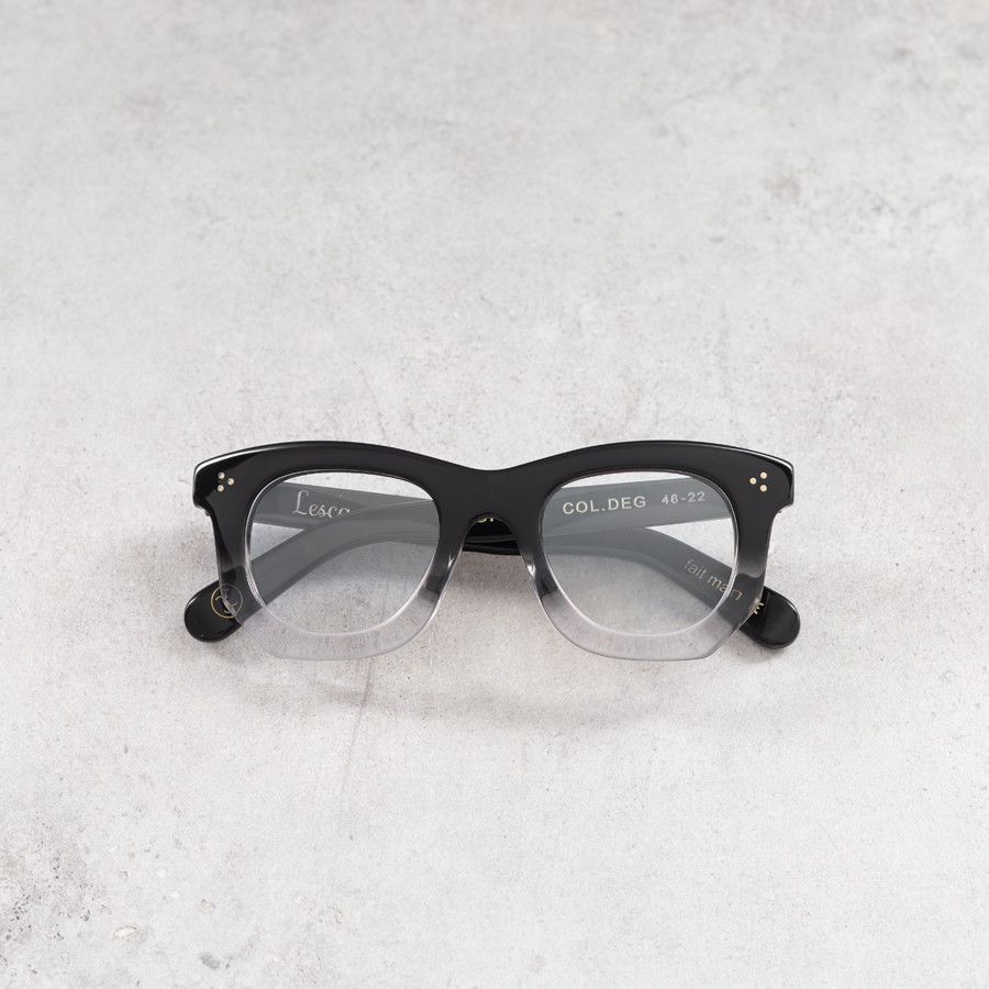Lesca Lunetier Black & Crystal Eyeglasses Frame Size ONE SIZE - 2 Thumbnail