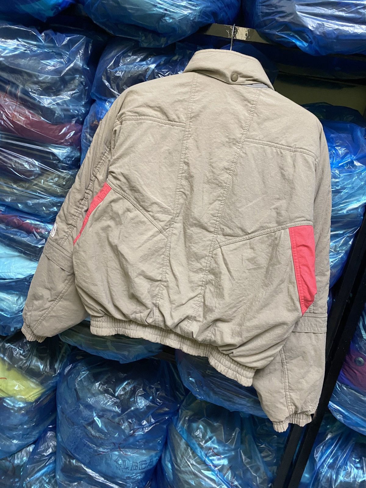 Ellesse Vintage 90s Japan Workwear Bomber Jacket Coral Accents Size US M / EU 48-50 / 2 - 12 Thumbnail