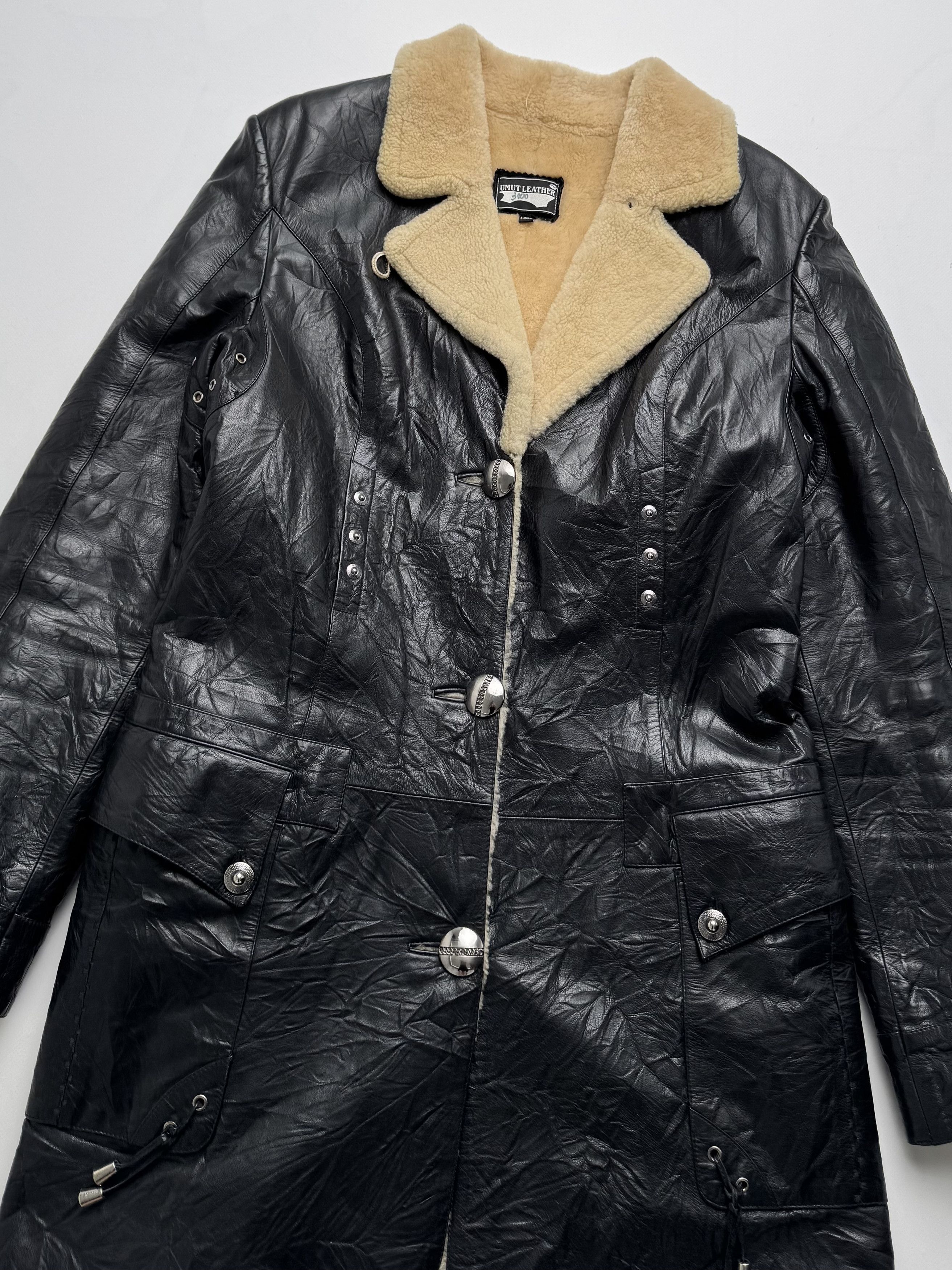 Vintage Vintage Real Sheepskin Jacket B8(V411)E2 Size M / US 6-8 / IT 42-44 - 2 Thumbnail