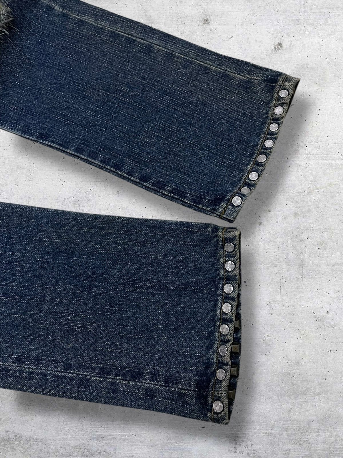 Hysteric Glamour VINTAGE COOK 90S JAPAN DESIGNER SCAB DISTRESSING OG DENIM Size US 26 / EU 42 - 5 Thumbnail