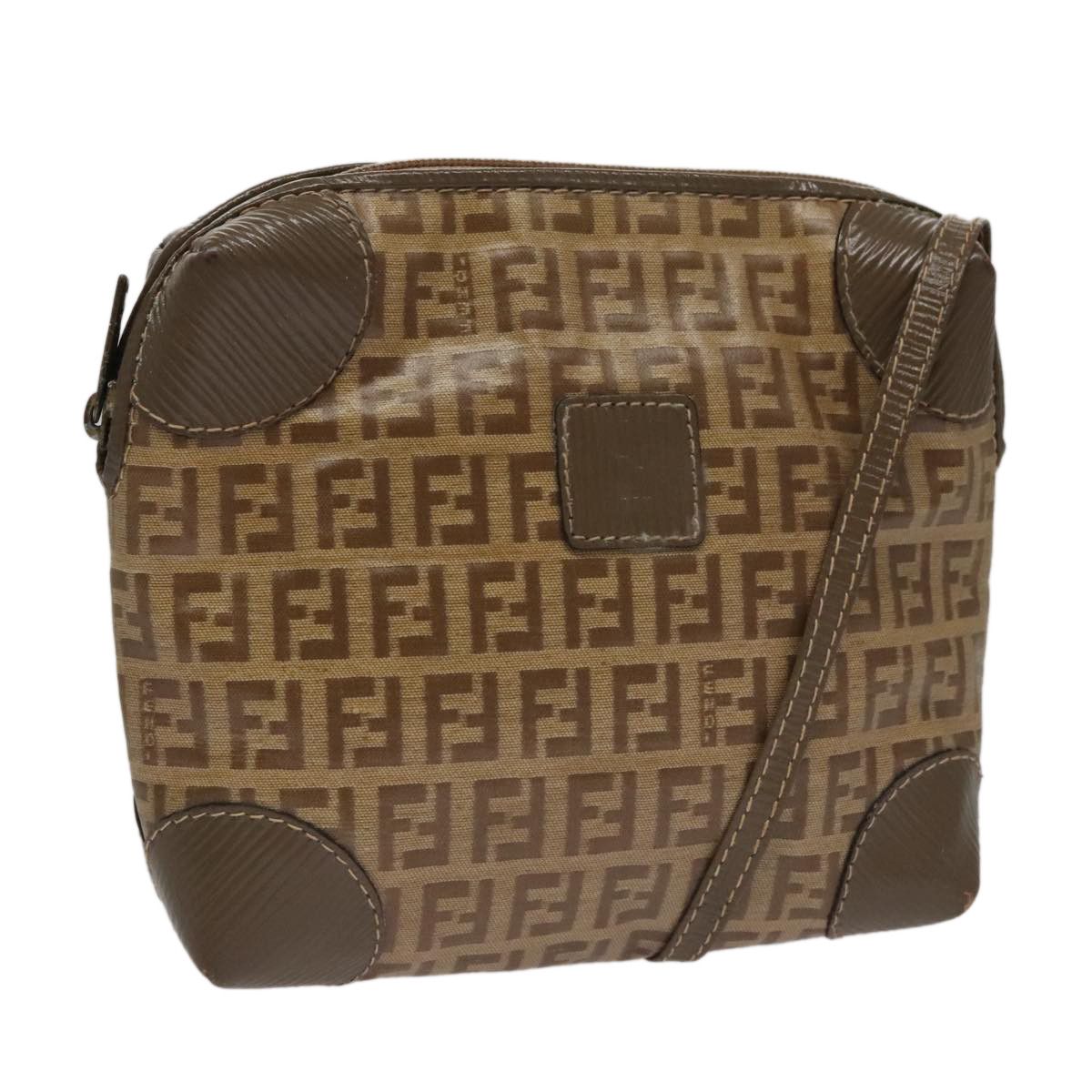 Fendi Beige Canvas Shoulder Bag (Pre-Owned) Size ONE SIZE - 1 Thumbnail