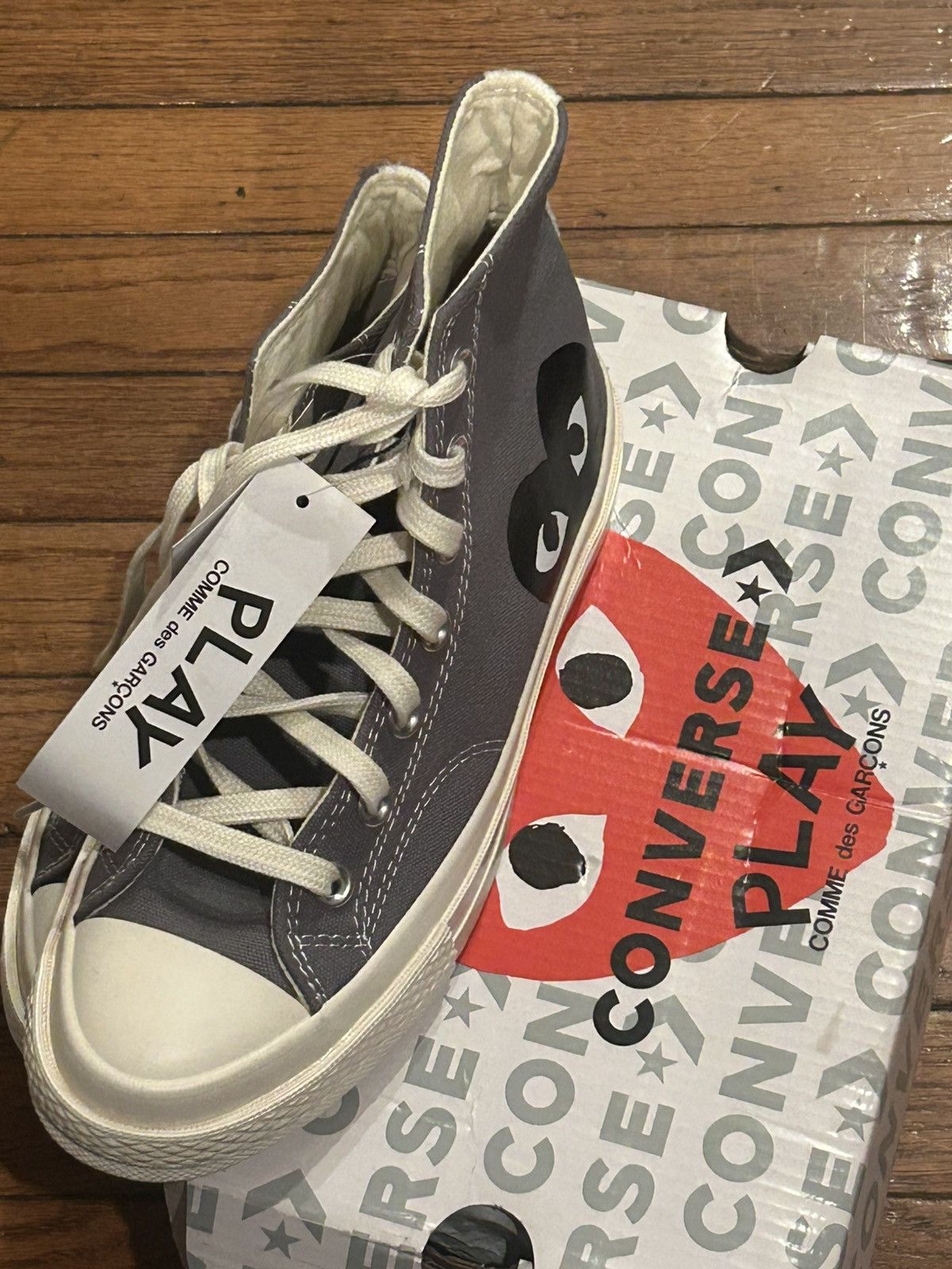 Converse Converse Chuck 70 (Comme des Garçons) High “Steel Gray” Size US 7.5 / IT 37.5 - 10 Thumbnail