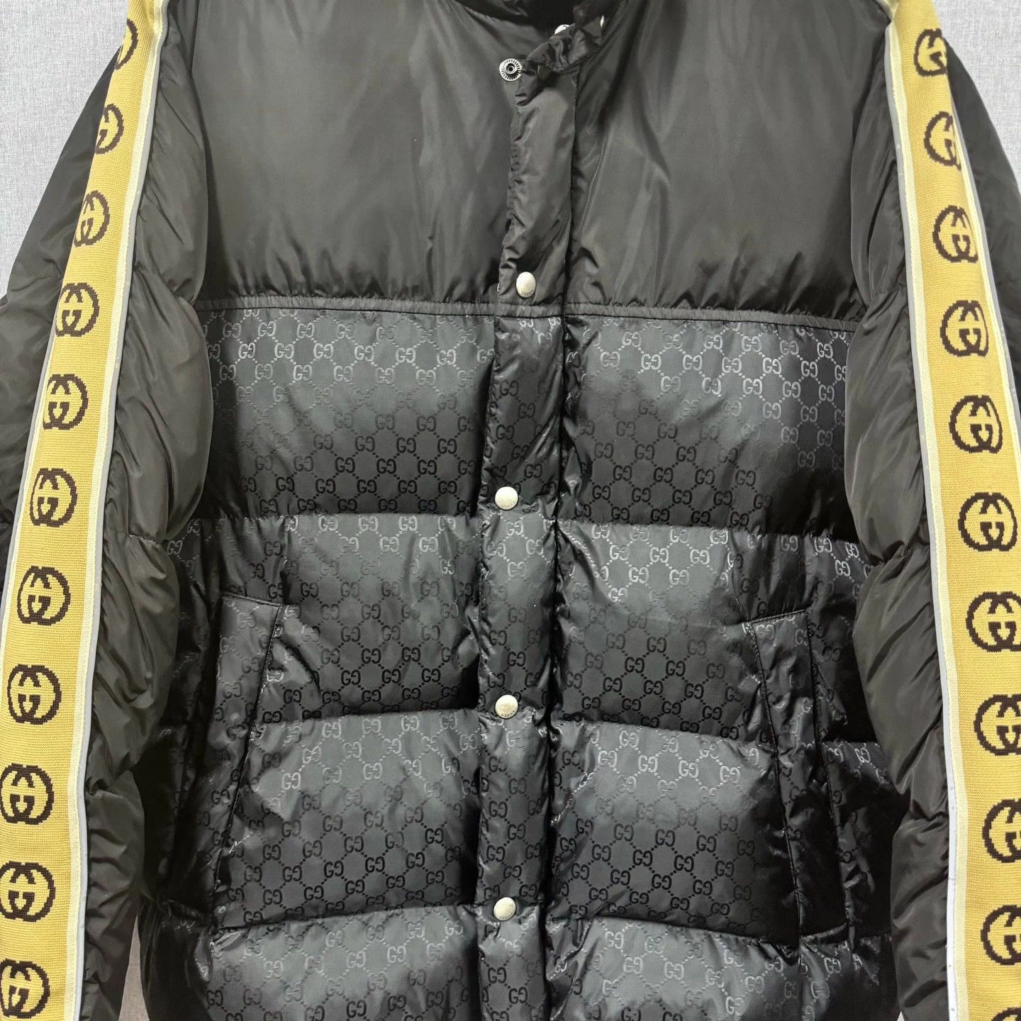 Gucci GUCCI AOP Nylon Down Jacket 46 No Hood 3m Flaws Size US S / EU 44-46 / 1 - 4 Thumbnail