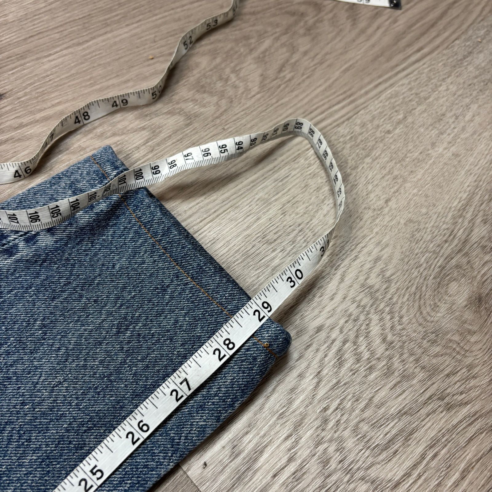 Levi's Levi's Premium 512 Slim Taper Fit Patched Big E Jeans 29x29 Size US 29 - 10 Thumbnail