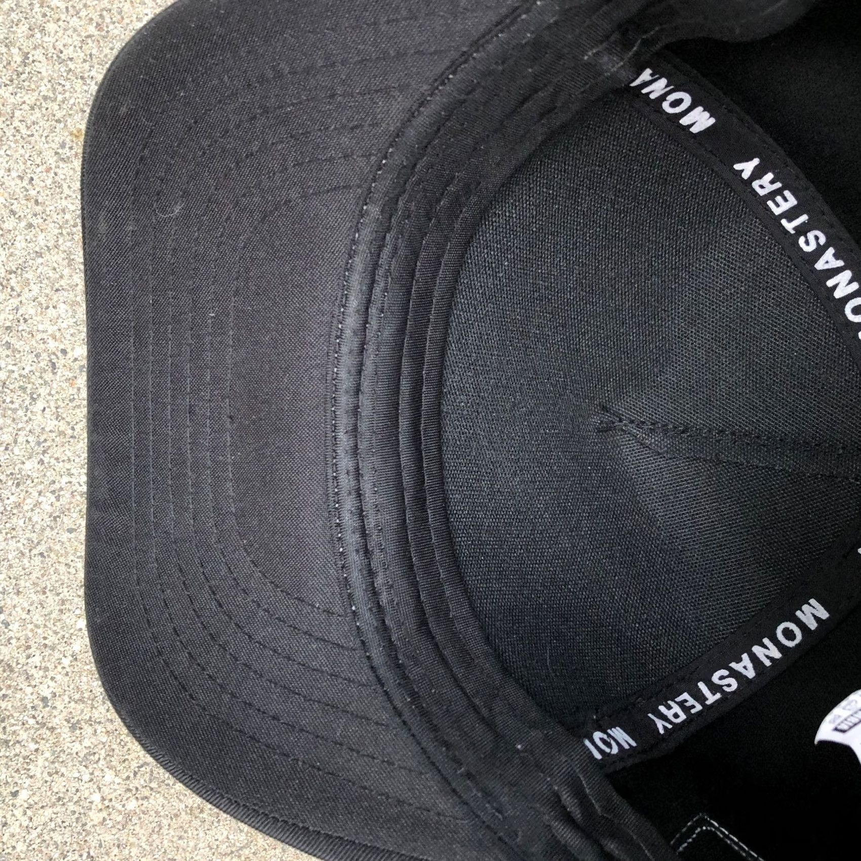 Vintage MONASTERY COUTURE Snapback Hat Men's One Size Black Adjustable Cap Size ONE SIZE - 8 Thumbnail