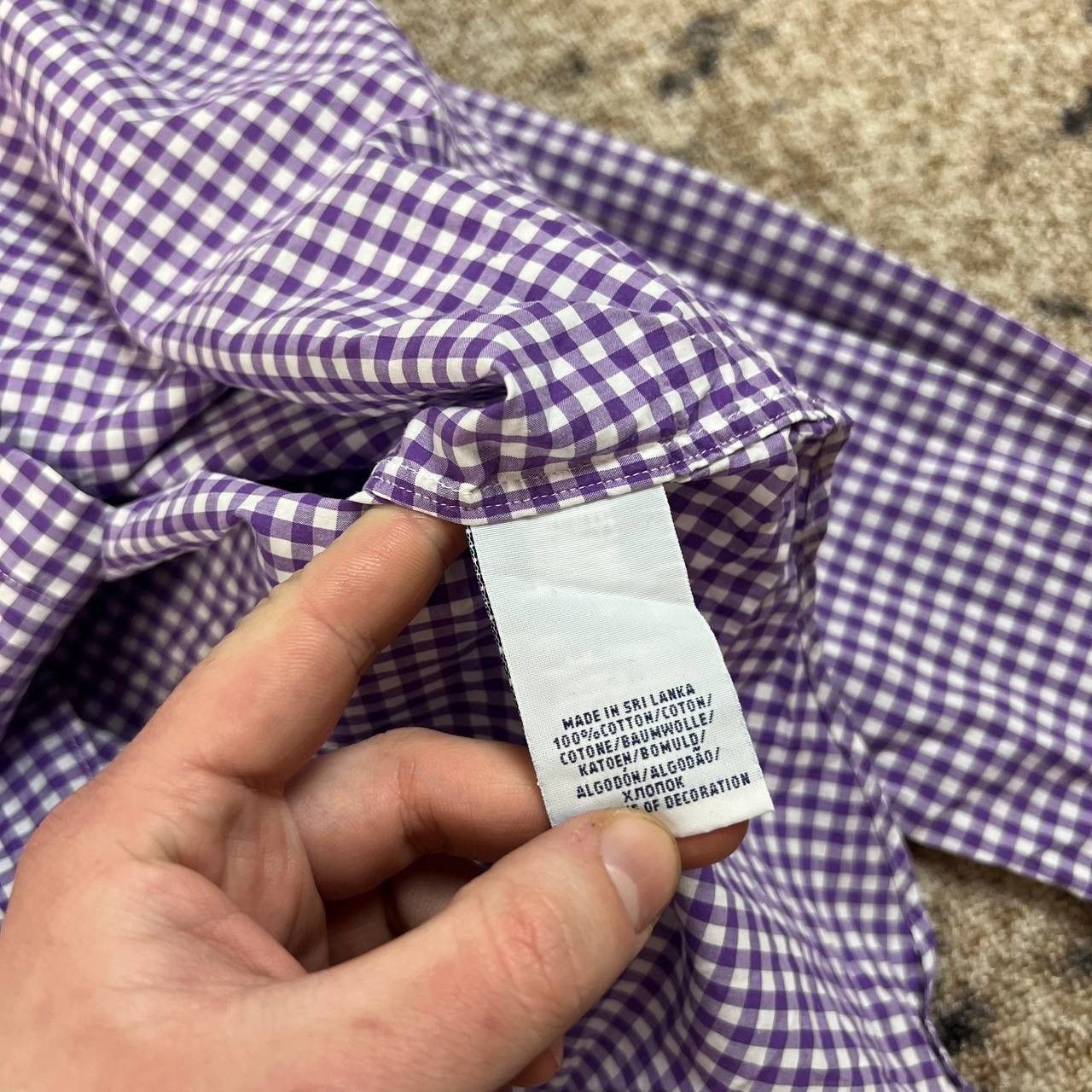Polo Ralph Lauren Polo Ralph Lauren Luxury Checkered Button Up Shirt Size US XL / EU 56 / 4 - 6 Thumbnail