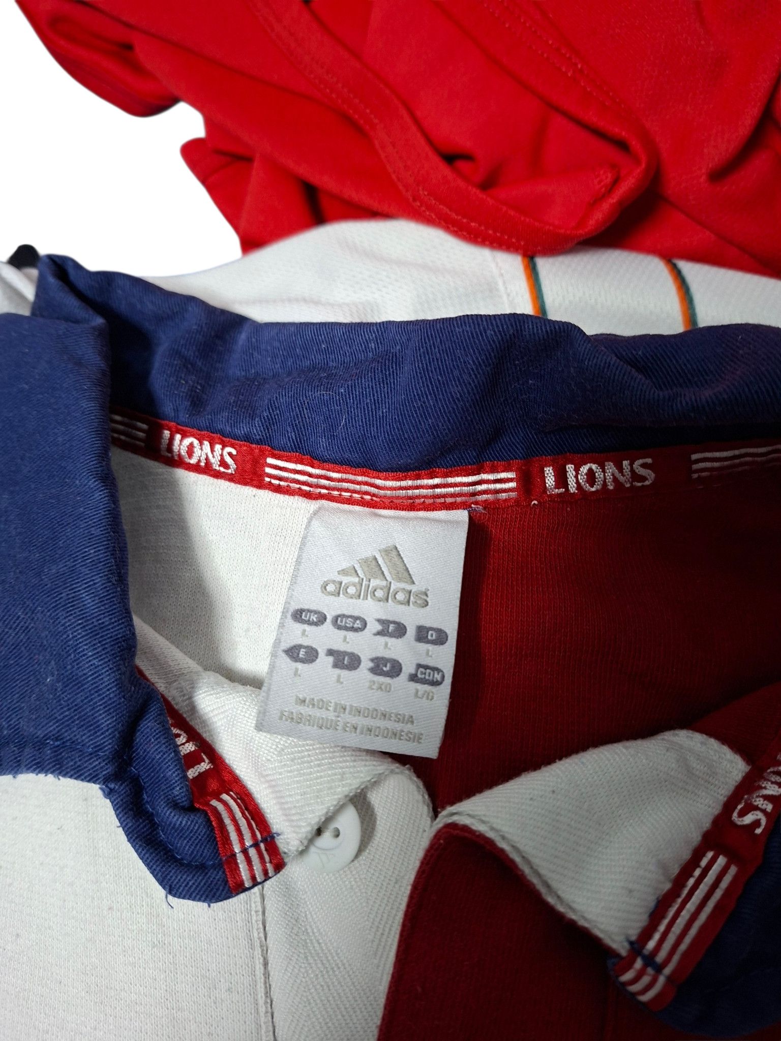 Adidas BRITISH IRISH LIONS ADIDAS VINTAGE RUGBY SHIRT Size US L / EU 52-54 / 3 - 5 Thumbnail