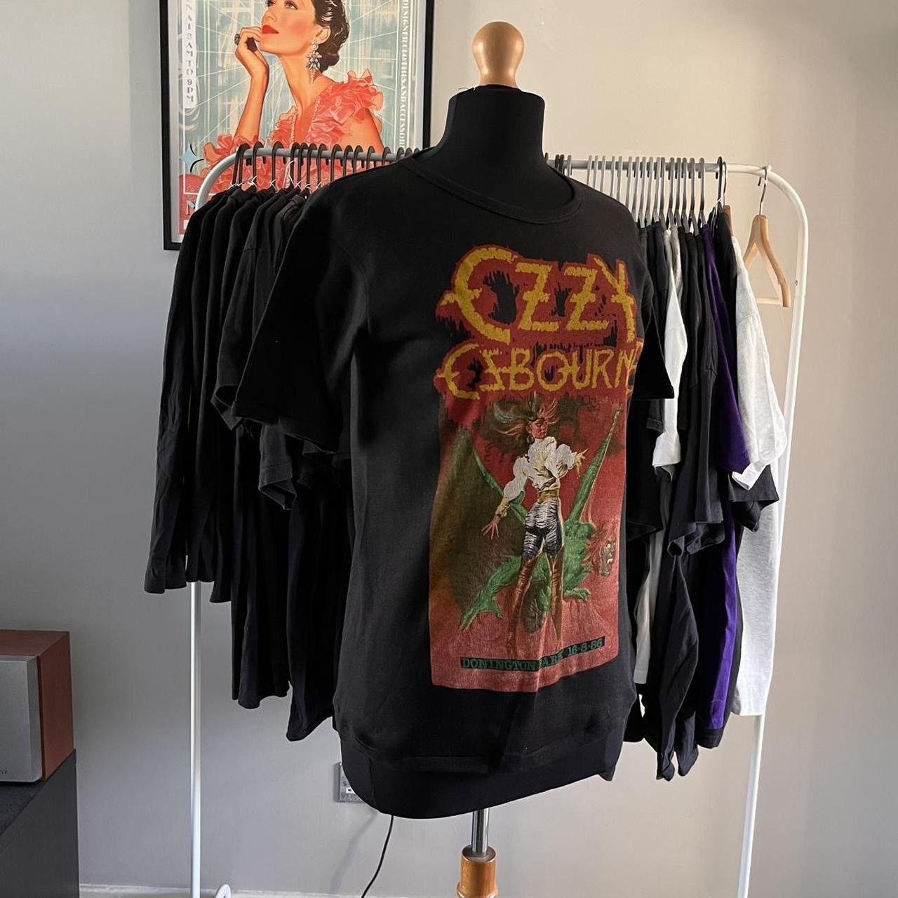 Band Tees 80s Ozzy Osbourne Vintage band tee Size US L / EU 52-54 / 3 - 7 Thumbnail