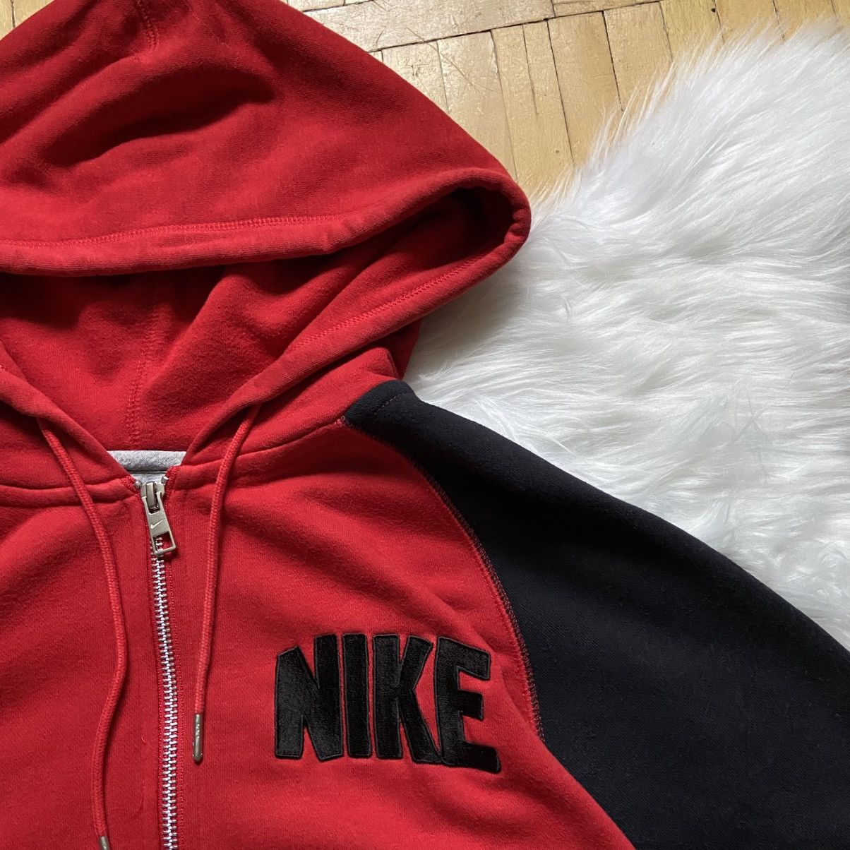 Nike 📌 Vintage Nike LXXII Big Logo Zip-Hoodie Size US L / EU 52-54 / 3 - 3 Thumbnail