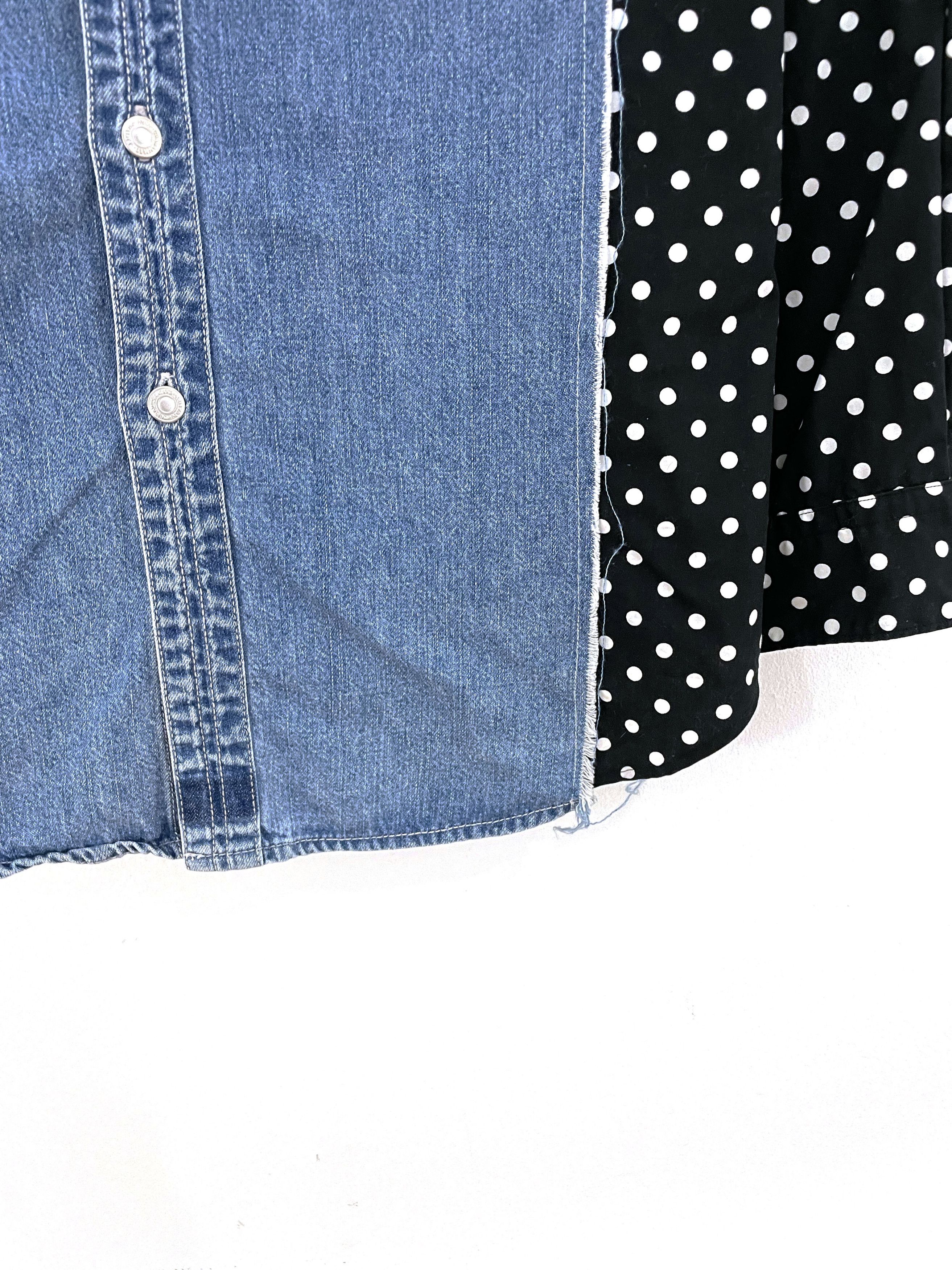 Comme des Garcons 2014 Hybrid Denim Shirt Size US L / EU 52-54 / 3 - 7 Thumbnail