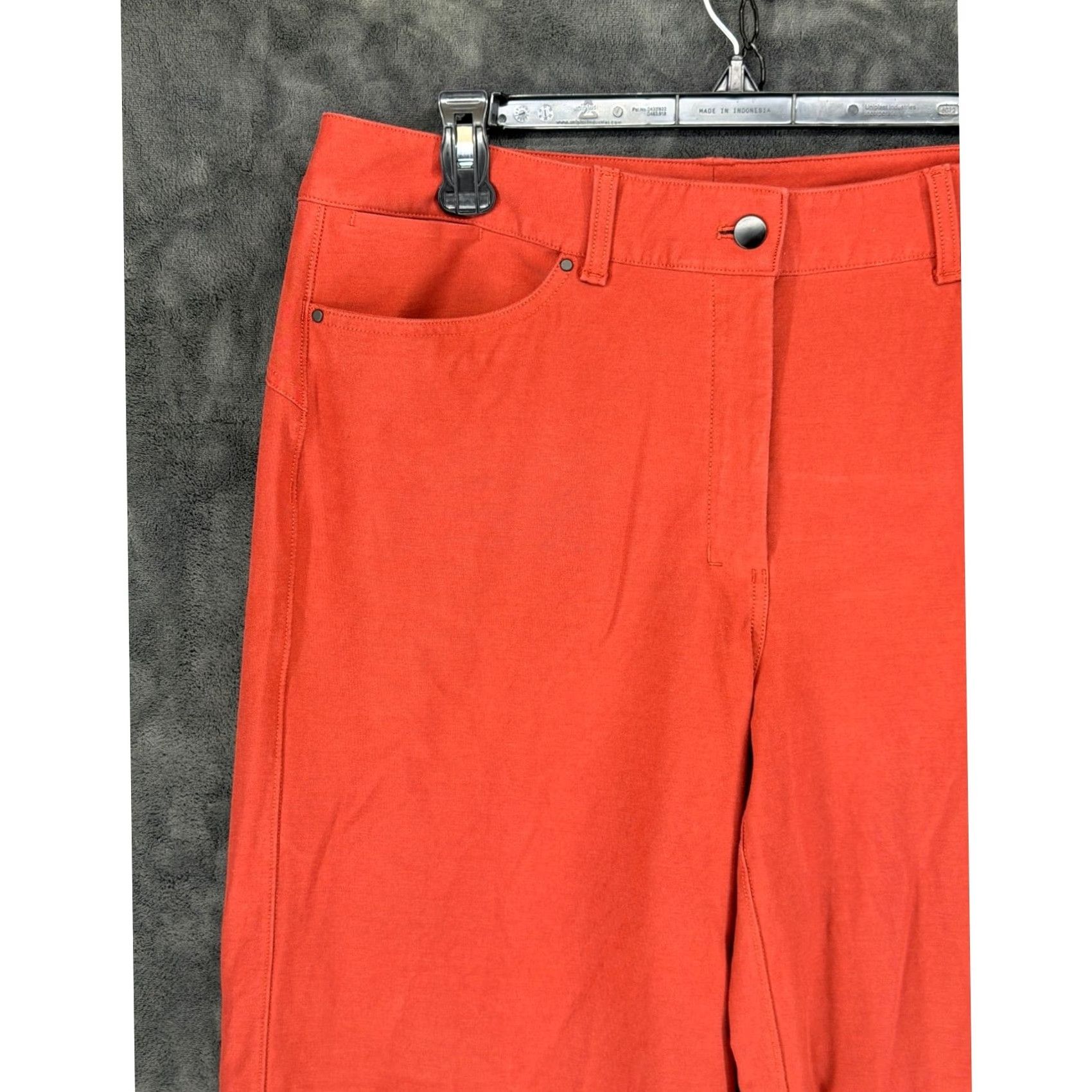 Lululemon Lululemon City Sleek 5 Pocket Wide Leg Pants Red Warpstreme Size 32 Women Twill 4-Way Stretch High Rise Ankle Capris Style LW5ENJS Size 24" / US 00 / IT 34 - 2 Thumbnail