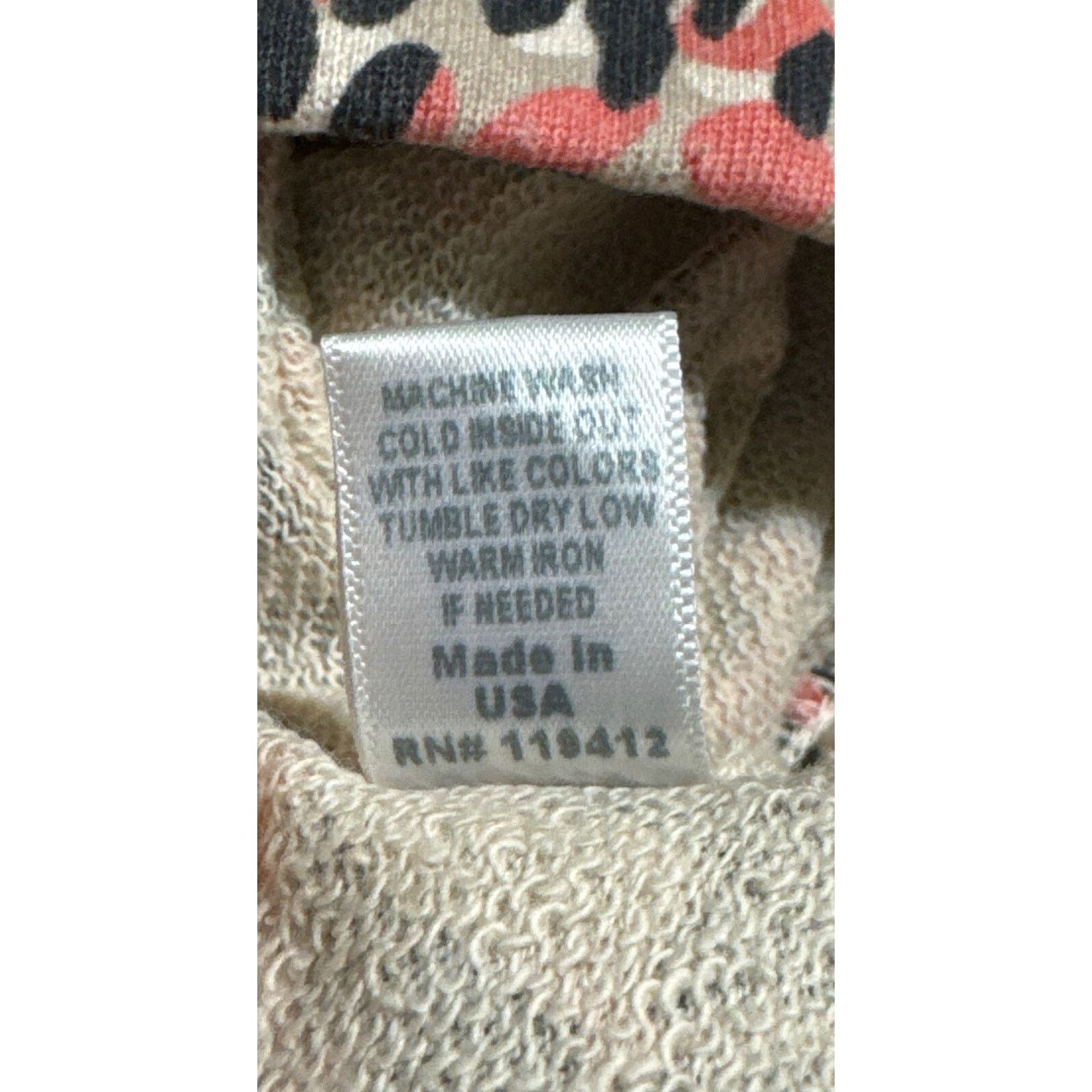 MONROW Monrow Orange Leopard Print New Drawstring Joggers Small Size 28" / US 6 / IT 42 - 6 Thumbnail