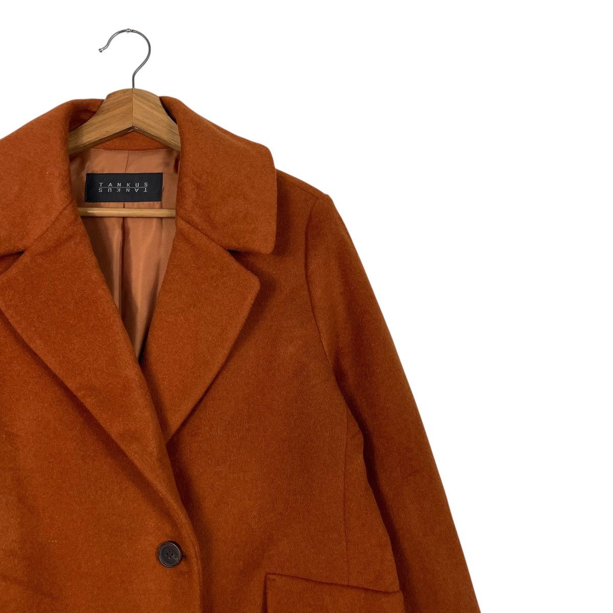 Japanese Brand Tankus Wool Overcoat Size M / US 6-8 / IT 42-44 - 6 Thumbnail
