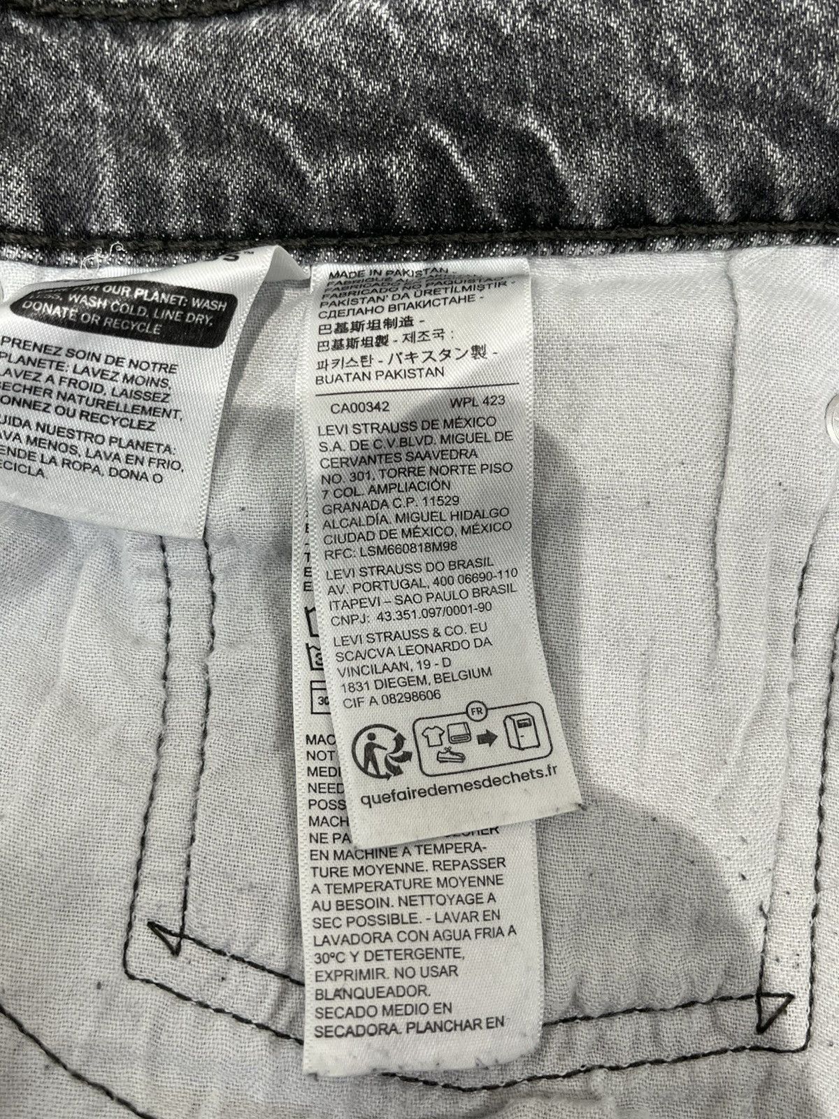 Levi's Levis Denim Jeans Black Size US 34 / EU 50 - 5 Thumbnail