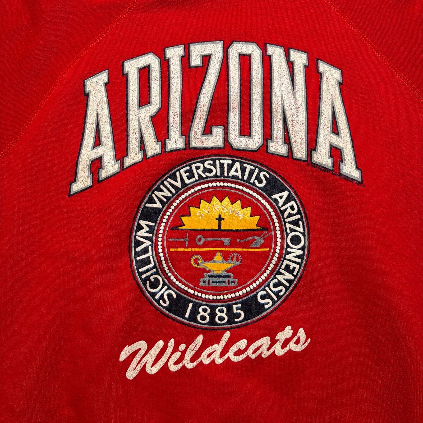 Vintage Vintage Arizona Wildcats Crewneck Sweatshirt XL Red USA Made Size US XL / EU 56 / 4 - 9 Thumbnail
