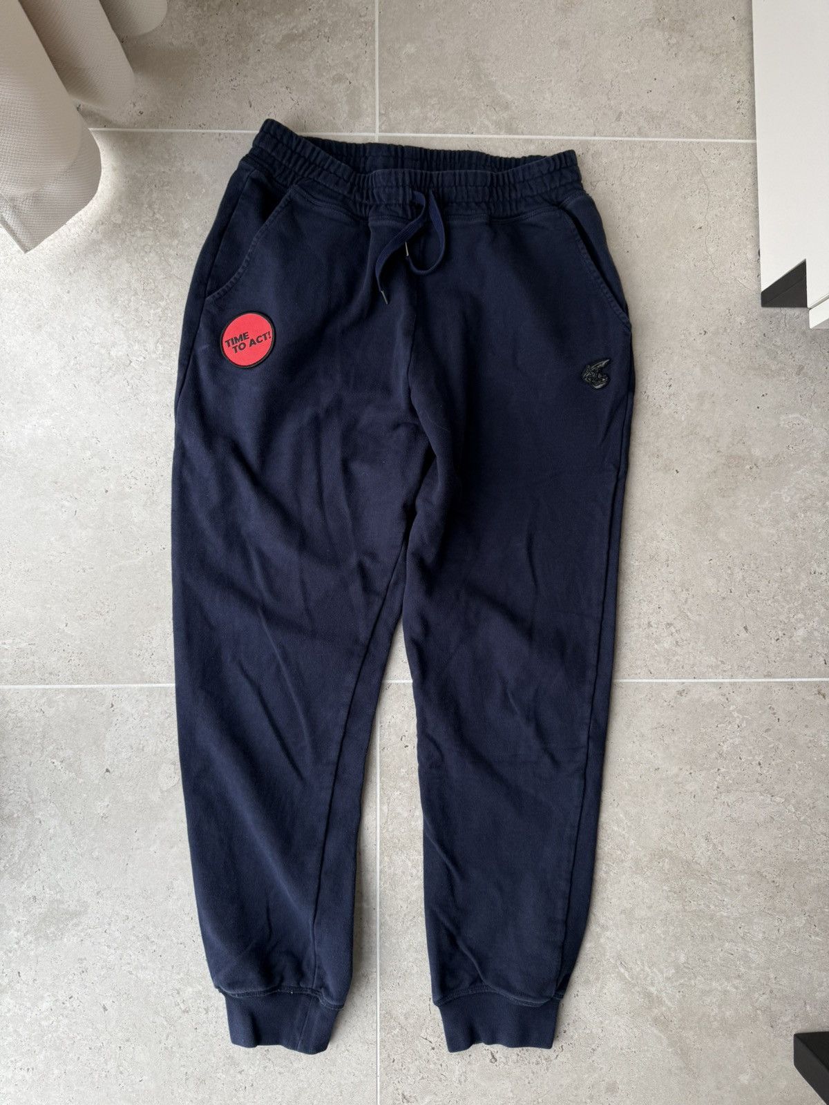 Vivienne Westwood Vivienne Westwood pants jogger track big logo Size L Size US 34 / EU 50 - 1 Thumbnail