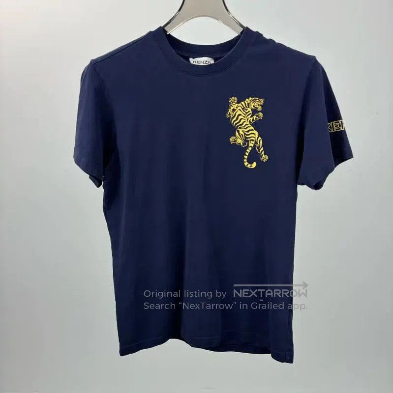 Kenzo KENZO Men’s Deep Blue Tiger T-Shirt . Size US S / EU 44-46 / 1 - 1 Thumbnail