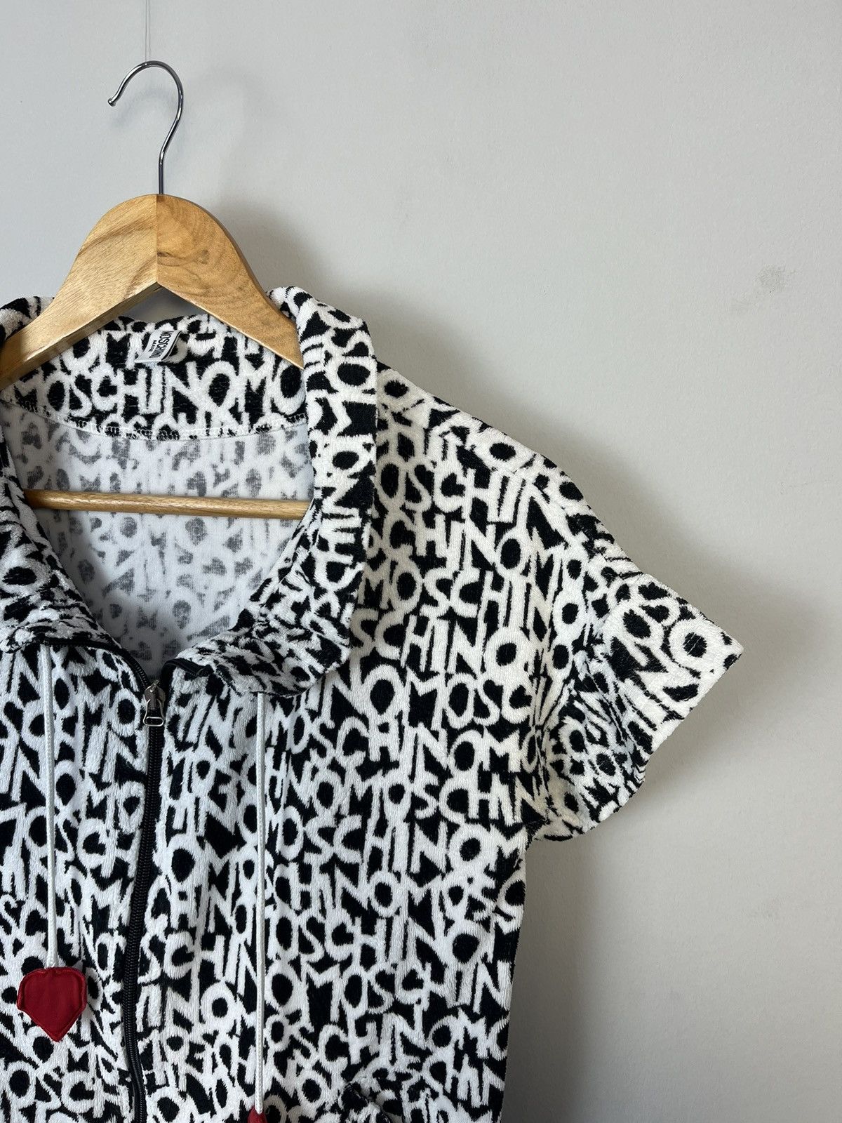 Moschino Moschino Mare Monogram Full Zip Blouses Size M / US 6-8 / IT 42-44 - 3 Thumbnail