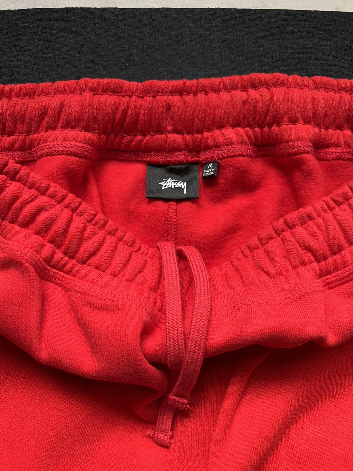 Stussy Stussy Sport Appliqué Sweatpant Medium Red LIKE NEW Size US 32 / EU 48 - 3 Thumbnail