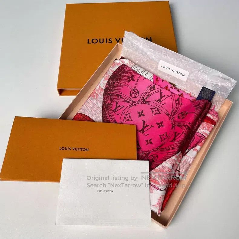 Louis Vuitton Louis Vuitton Mulberry Silk scarf Size ONE SIZE - 3 Thumbnail